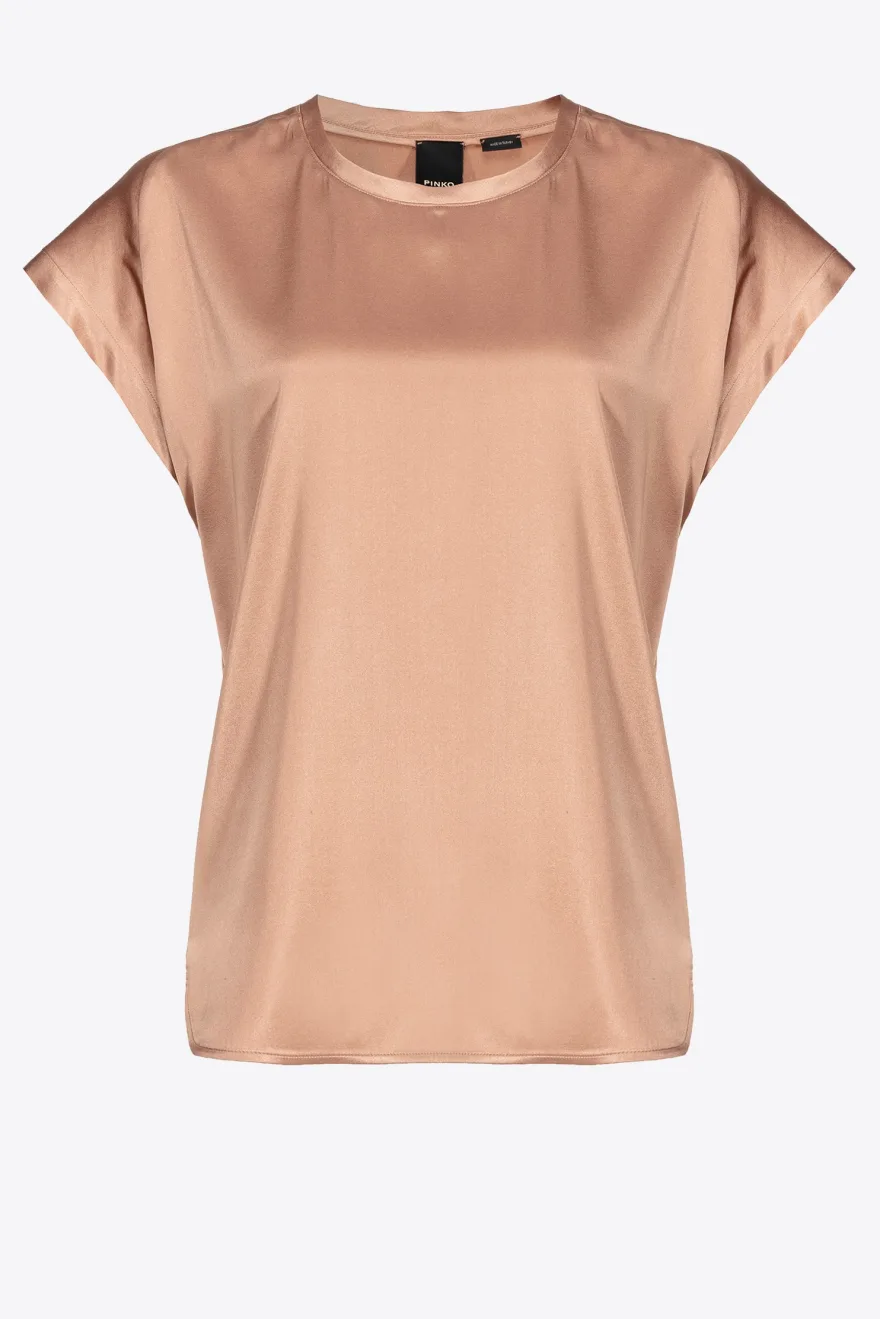 PINKO Top in satin stretch