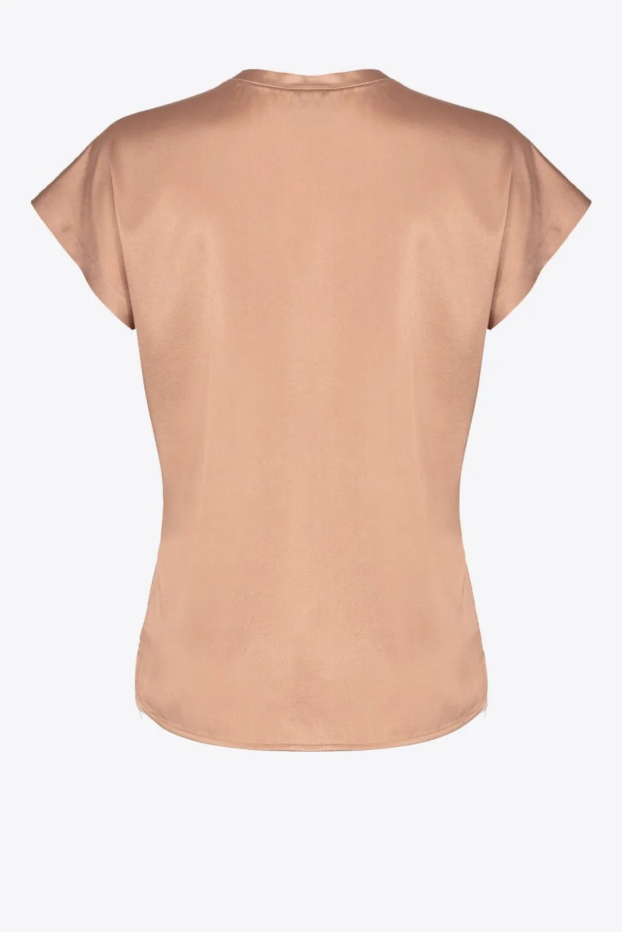 PINKO Top in satin stretch