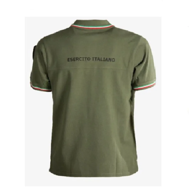Polo Esercito verde militare