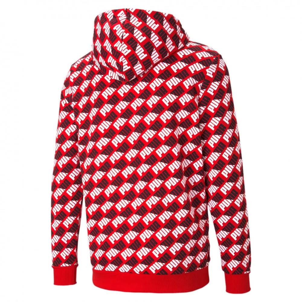 PUMA - AOP Hoodie High Risk Red - 588154-11