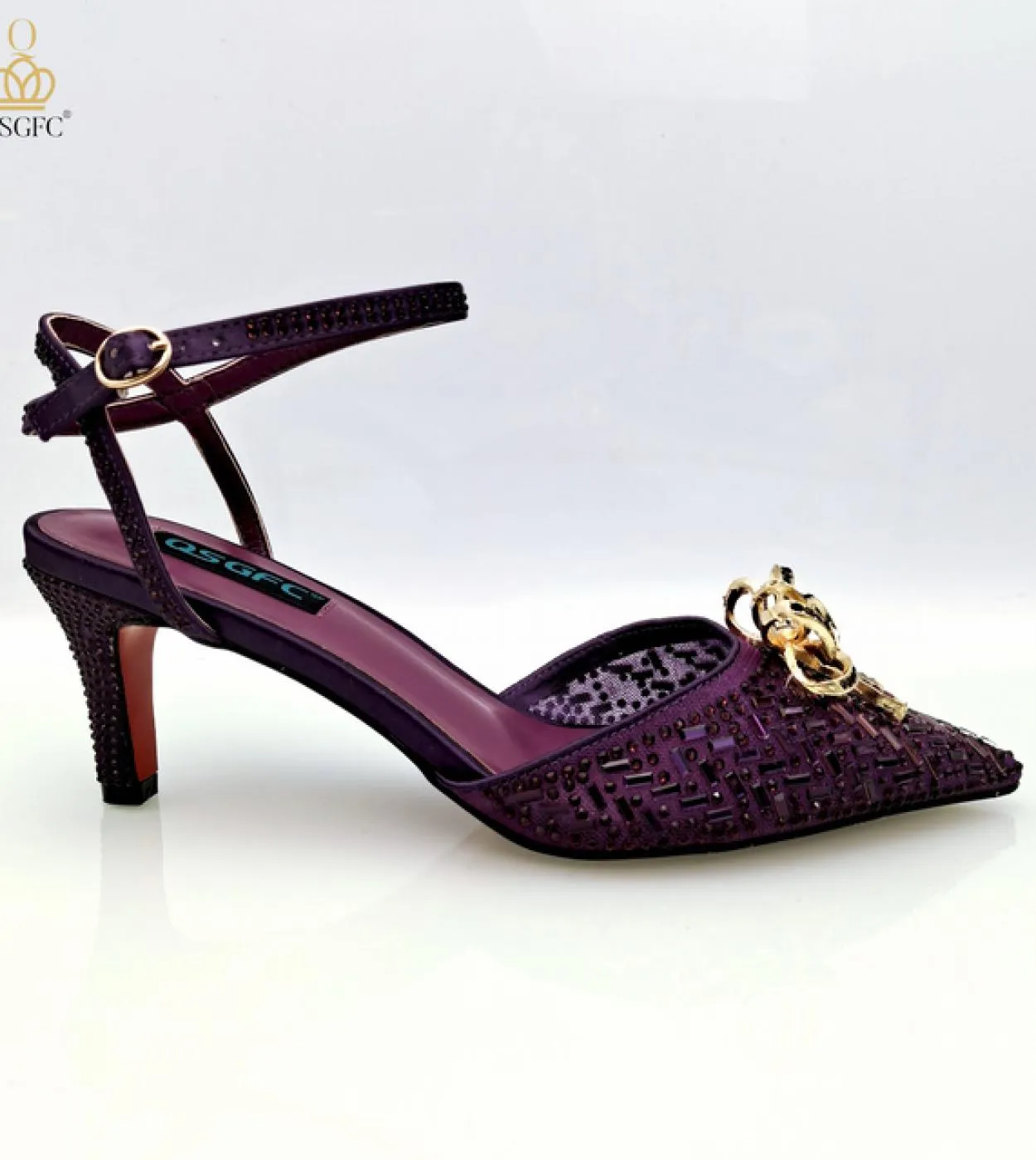 Qsgfc 2023 Ins Girly Style Scarpe E Mini Borsa Scarpe A Spillo E Borsa Per Scarpe Con Strass Grandi Selezionati