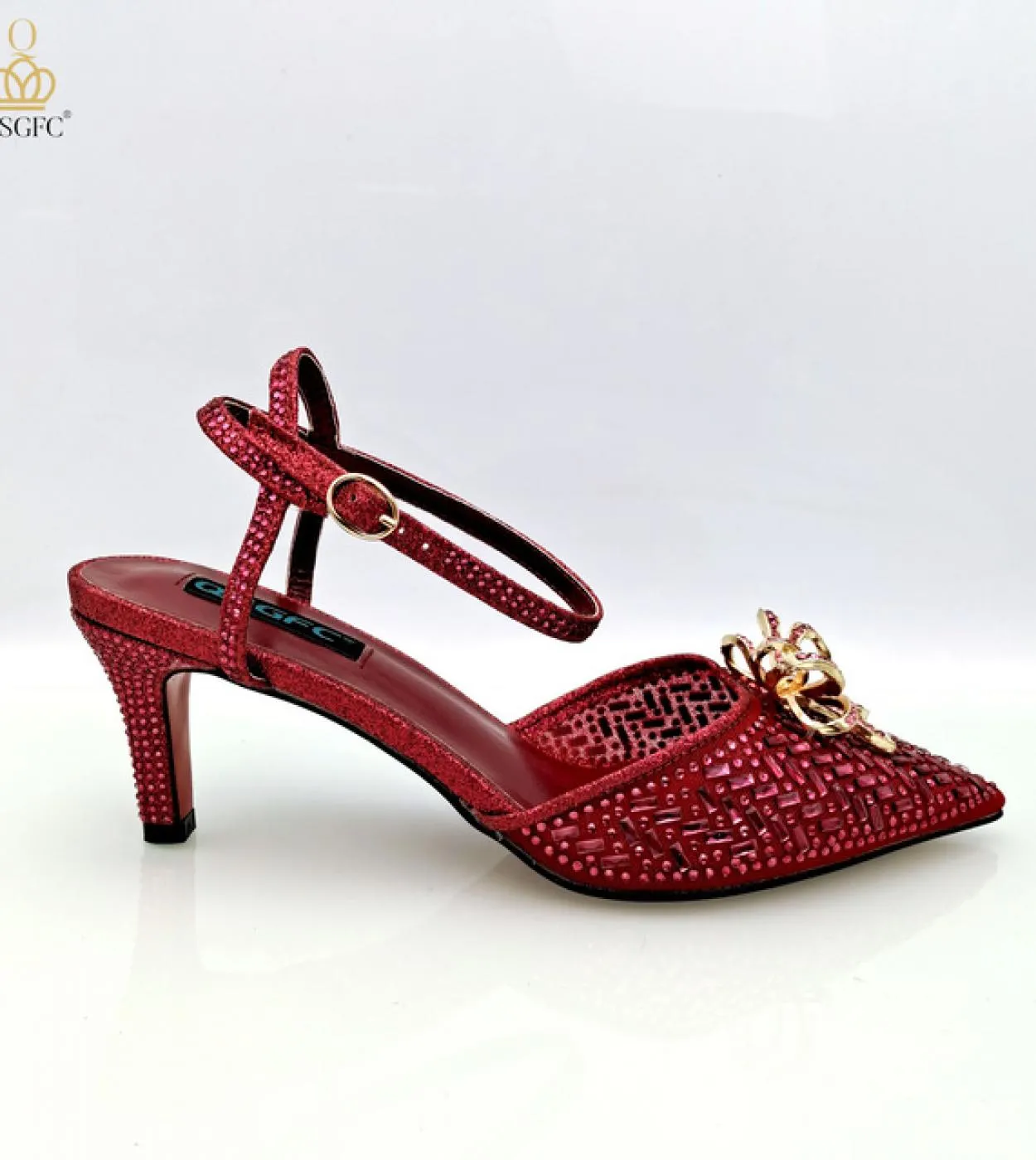 Qsgfc 2023 Ins Girly Style Scarpe E Mini Borsa Scarpe A Spillo E Borsa Per Scarpe Con Strass Grandi Selezionati