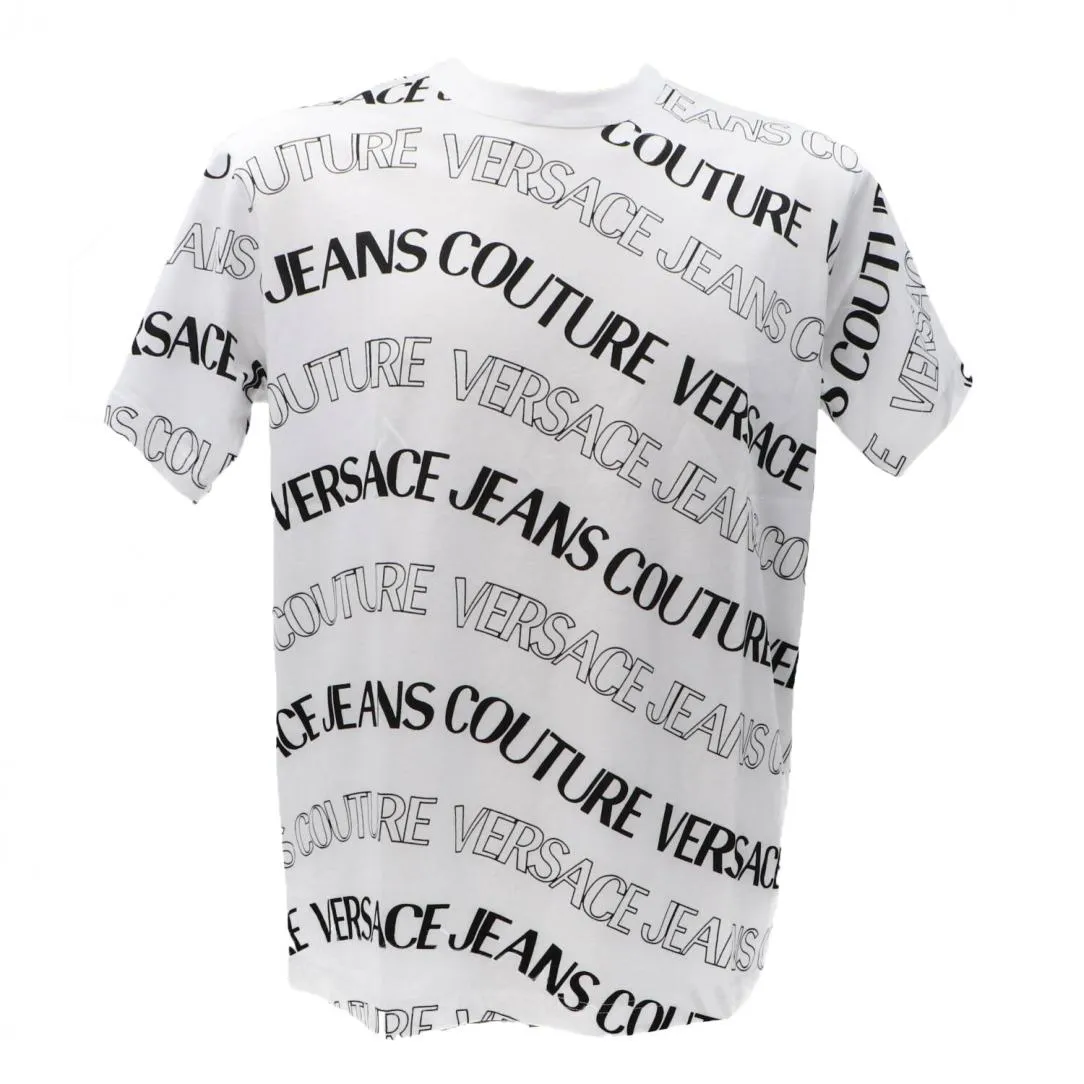 R ALL OVER T-SHIRT JERS MONOGRAM Bianco