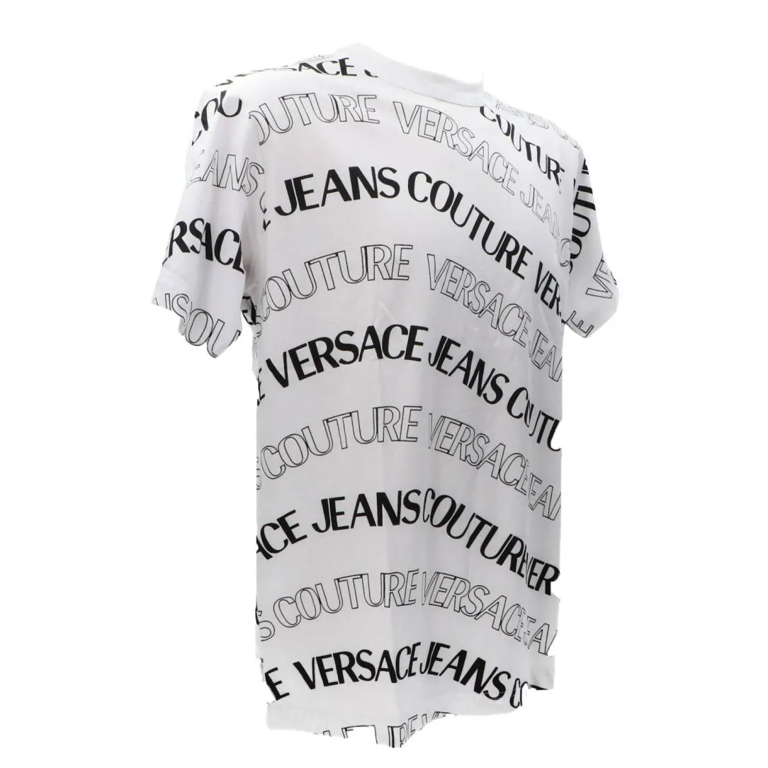 R ALL OVER T-SHIRT JERS MONOGRAM Bianco