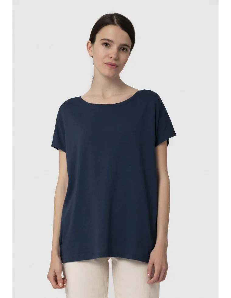 Re-Bello  ---------    ------------T-shirt oversize blu