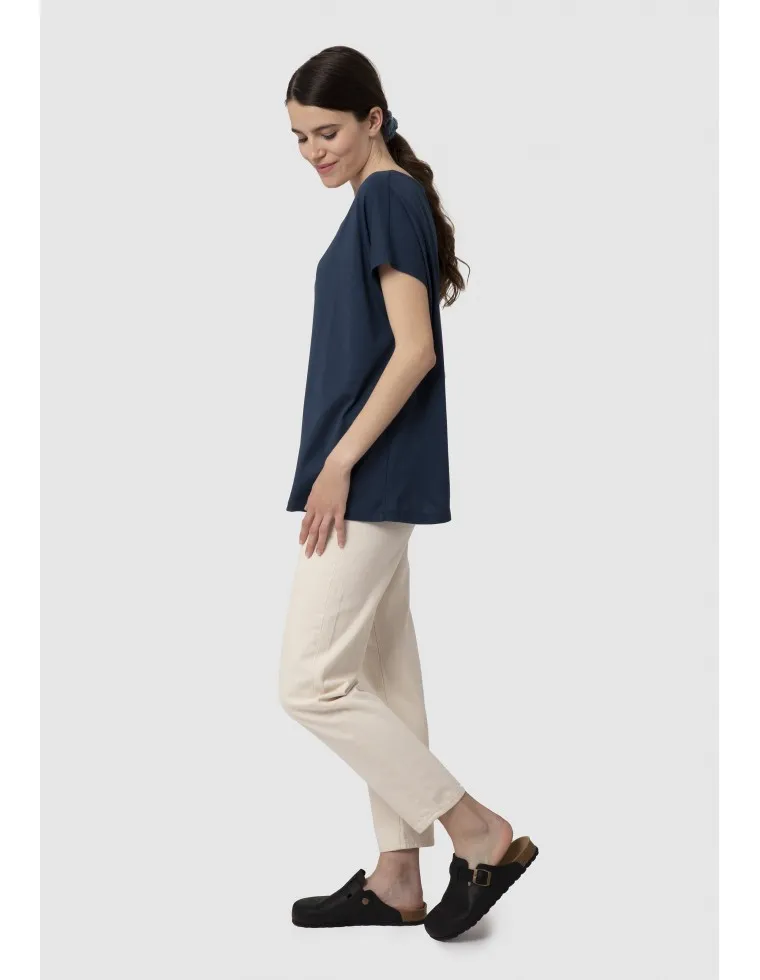 Re-Bello  ---------    ------------T-shirt oversize blu