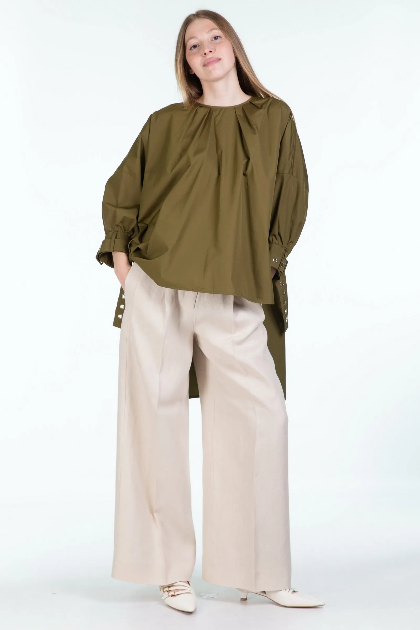 ‘S MAX MARA camicia morbida in cotone MAYA