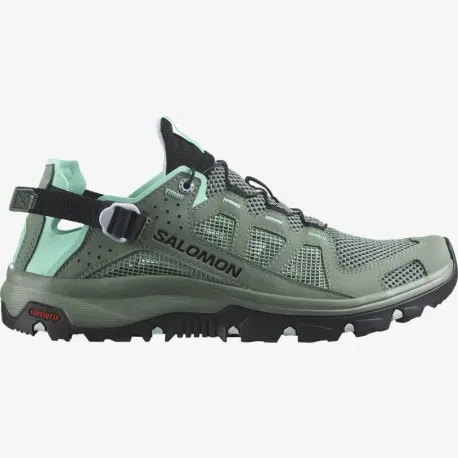 SALOMON TECHAMPHIBIAN 5 Scarpe anfibie da donna Laurel Wreath / Arctic Ice / Marine Blue