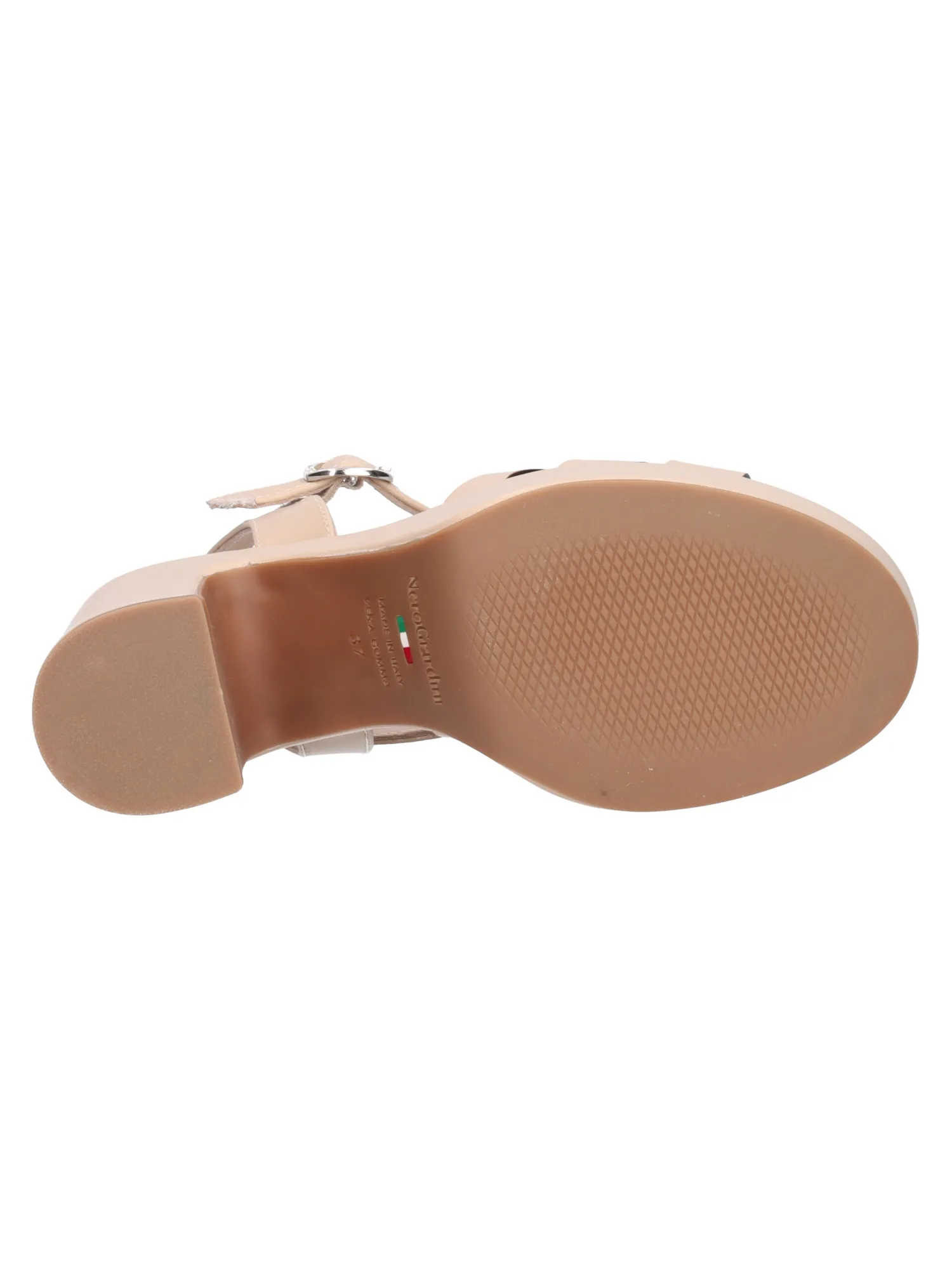 Sandalo con tacco largo Nero Giardini da donna beige