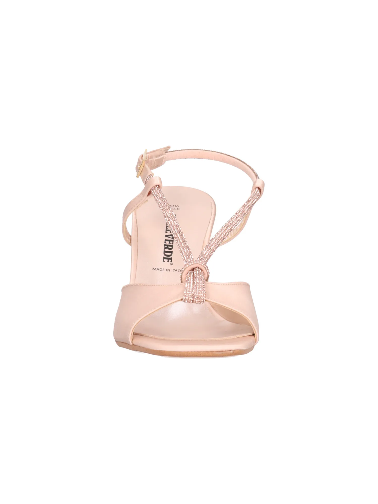 Sandalo elegante con tacco largo Valleverde da donna cipria