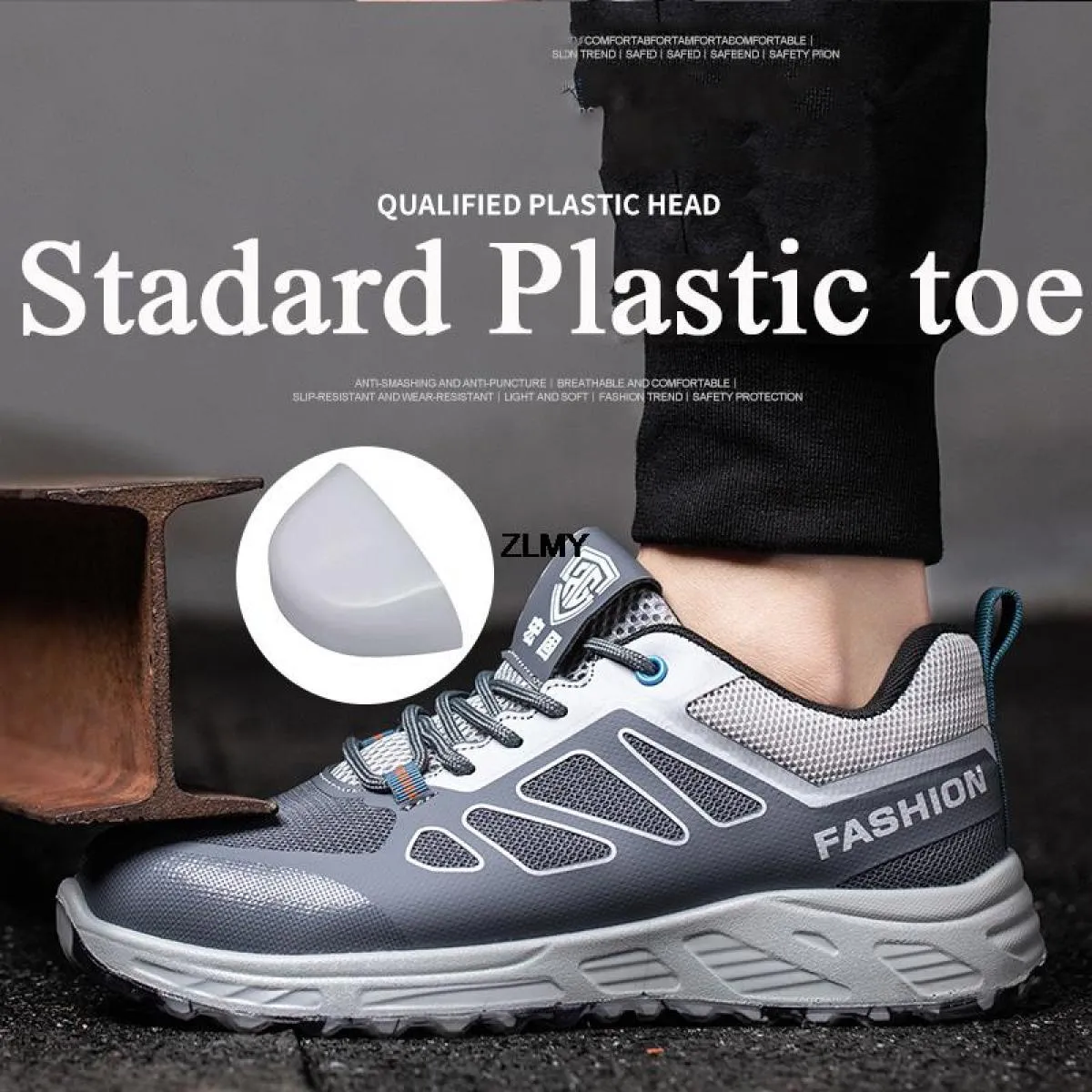 Scarpe antinfortunistiche da uomo isolate 6kv Scarpe standard da elettricista con punta in plastica Anti Pugnalata Anti Smash Sc