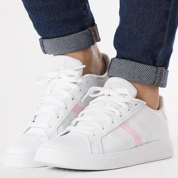 Scarpe da ginnastica Grand Court 2.0 K Donna IH4886 Footwear White Jade Pink
