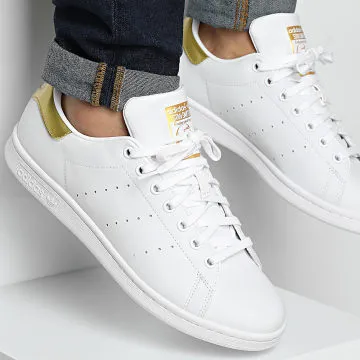 Scarpe da ginnastica Stan Smith G58184 Cloud White Gold Metallic