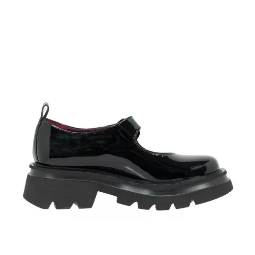 SCARPE DONNA LORENZO MARI MARY JANE CARLOTTA IN PELLE NERO CARLOTTA01  