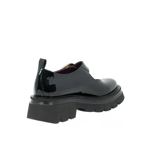 SCARPE DONNA LORENZO MARI MARY JANE CARLOTTA IN PELLE NERO CARLOTTA01  