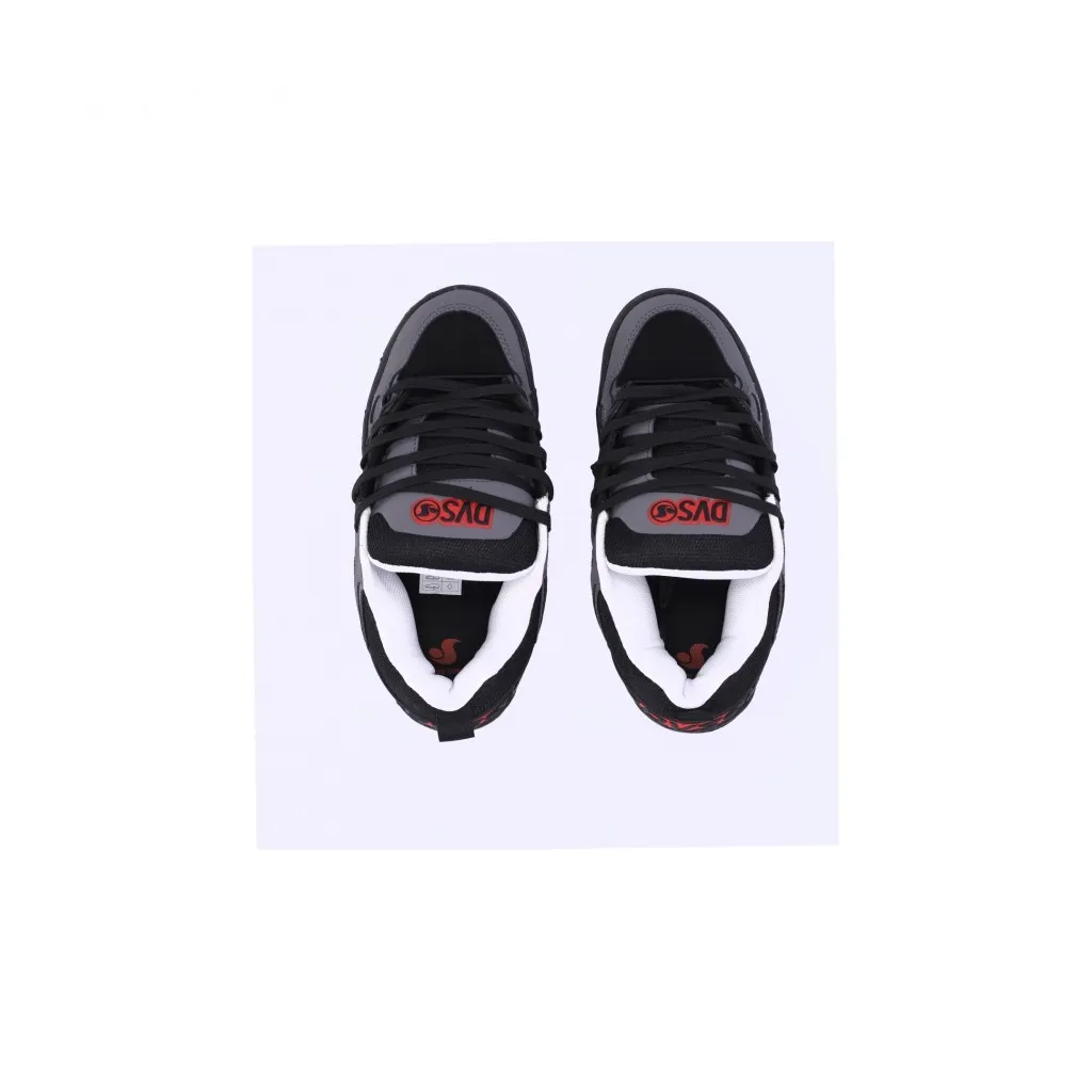 scarpe skate uomo comanche BLACK/CHARCOAL/FIERY RED/NUBUCK