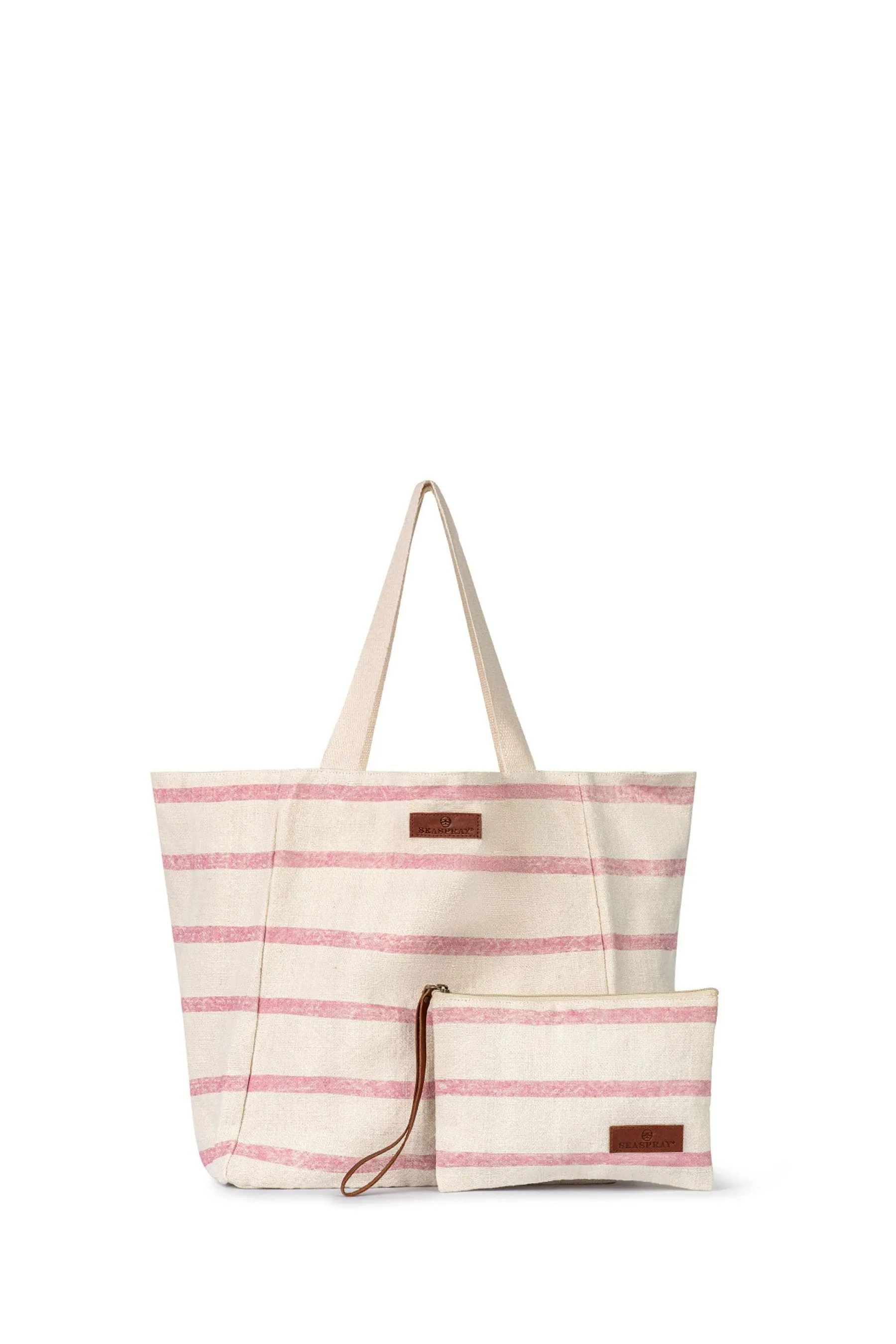 Seaspray Rosa - A righe - Completo Borsa mare e borsellino