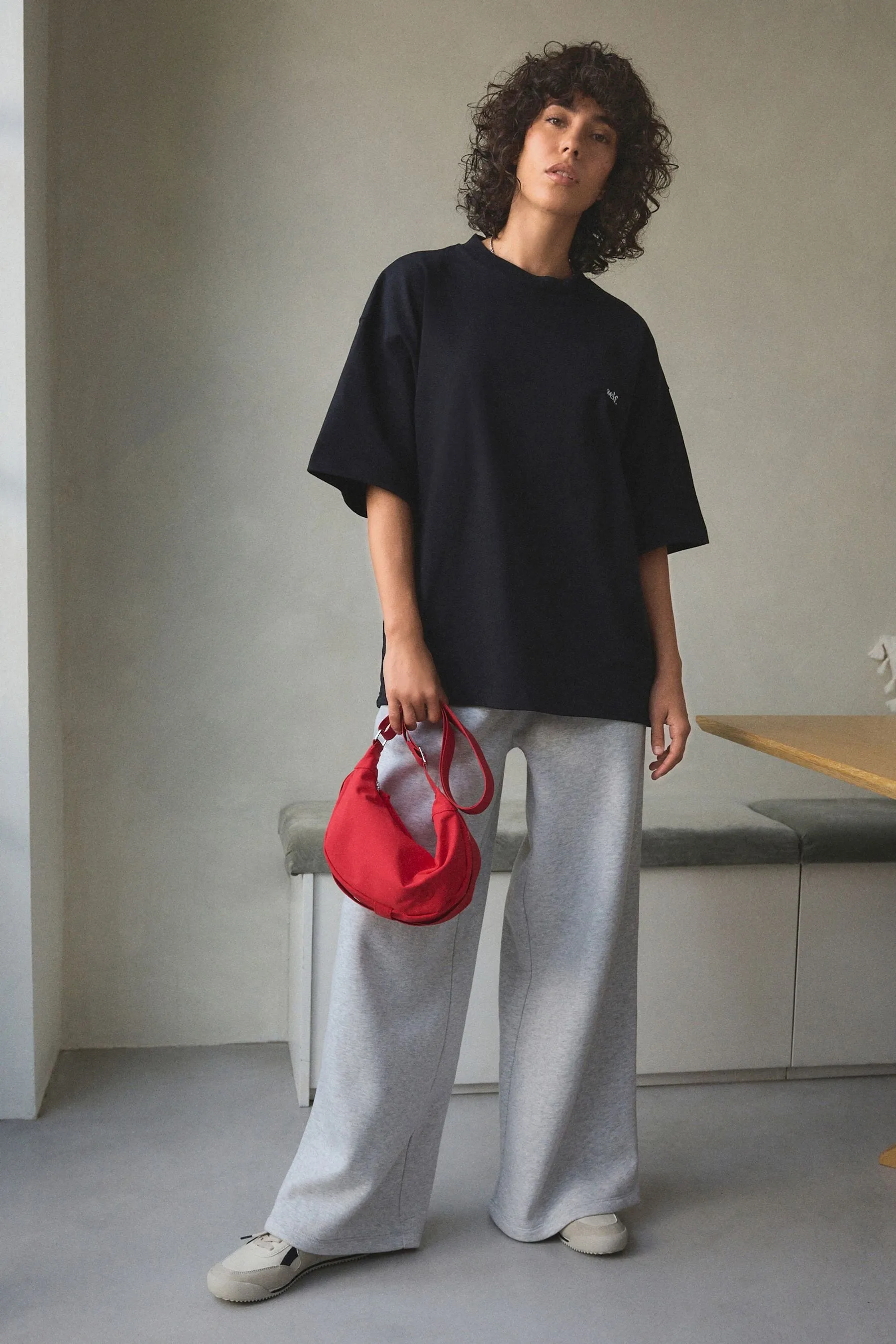 Self. T-shirt oversize pesante    