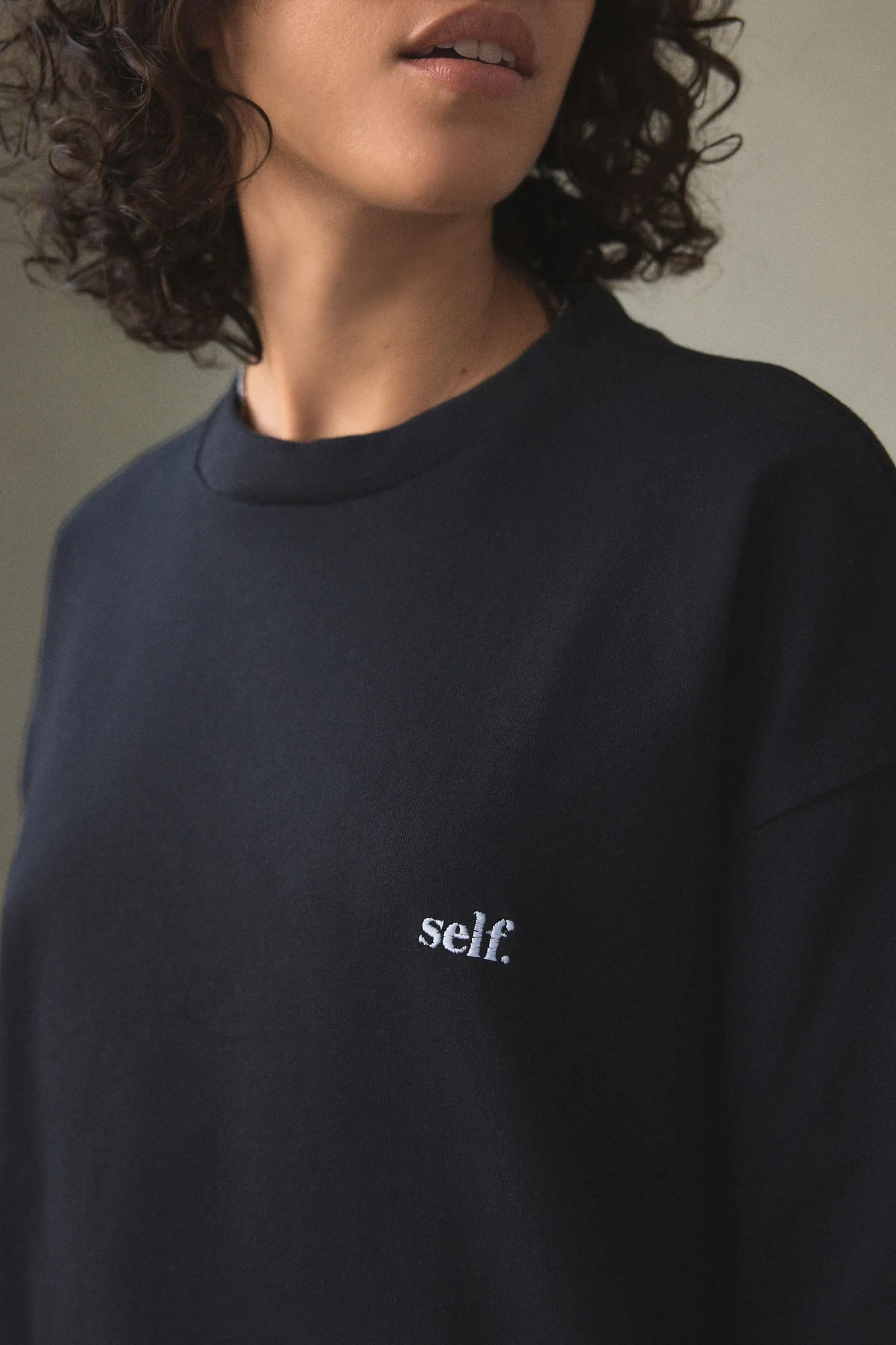 Self. T-shirt oversize pesante    