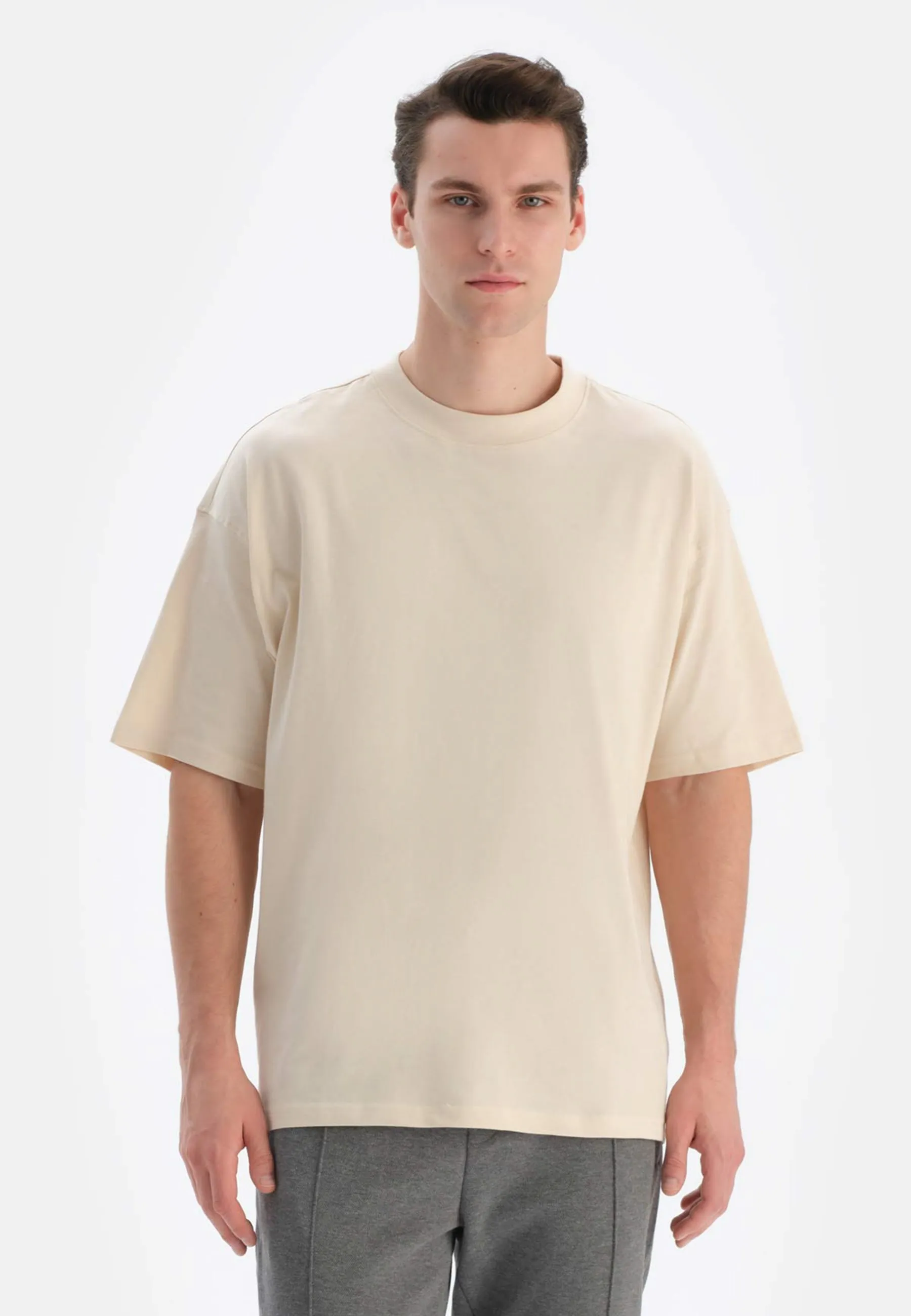 SHORT SLEEVE CREW NECK OVERSIZE - T-shirt basic