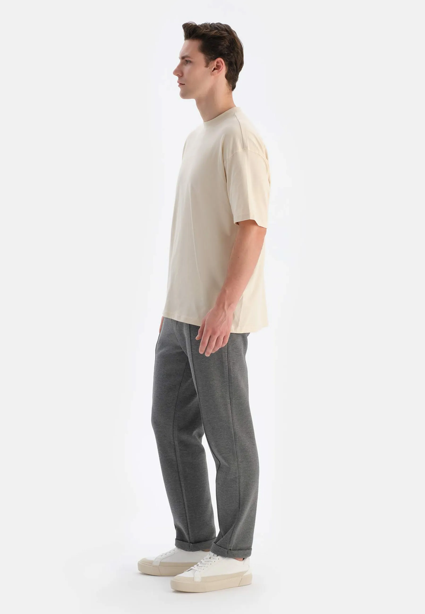 SHORT SLEEVE CREW NECK OVERSIZE - T-shirt basic