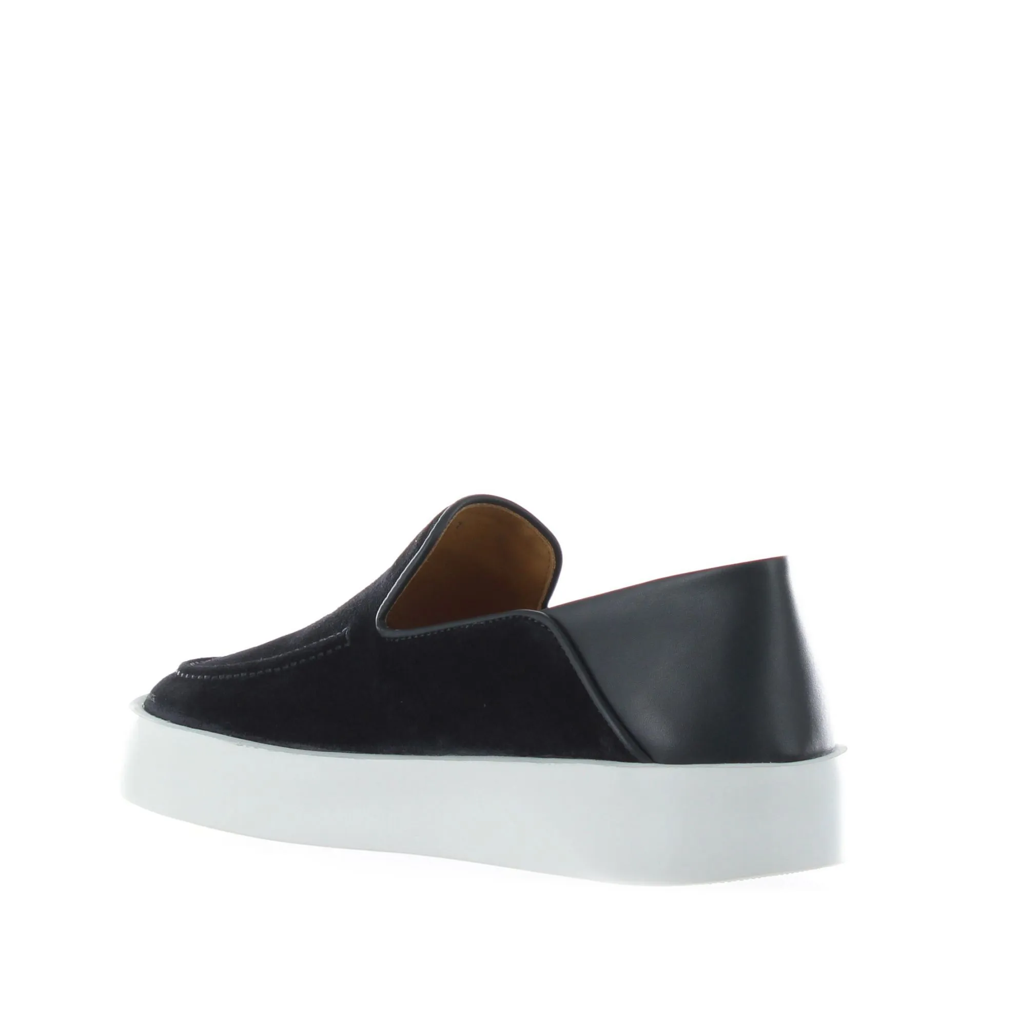 Slip on in pelle scamosciata