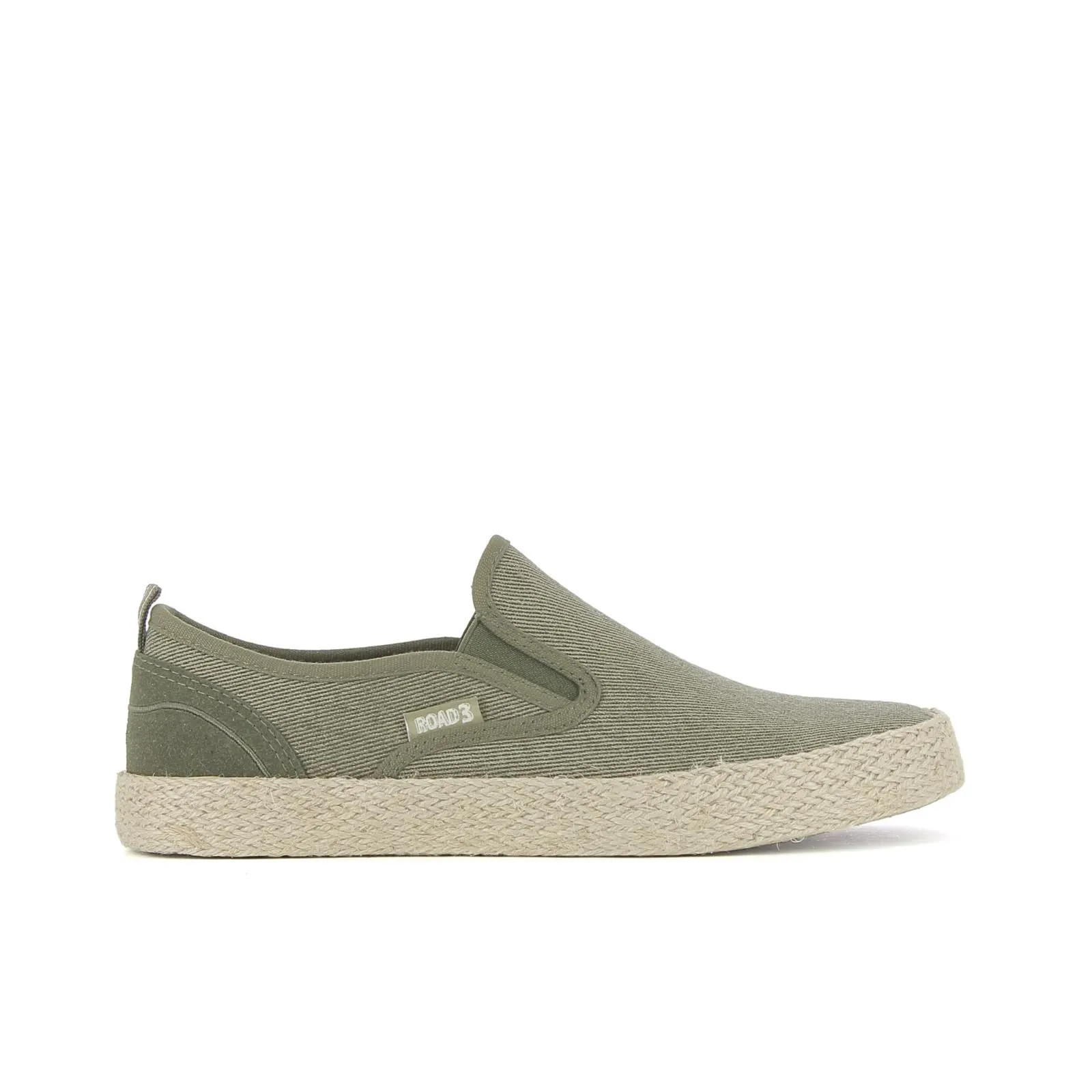 Slip on verdi in tessuto