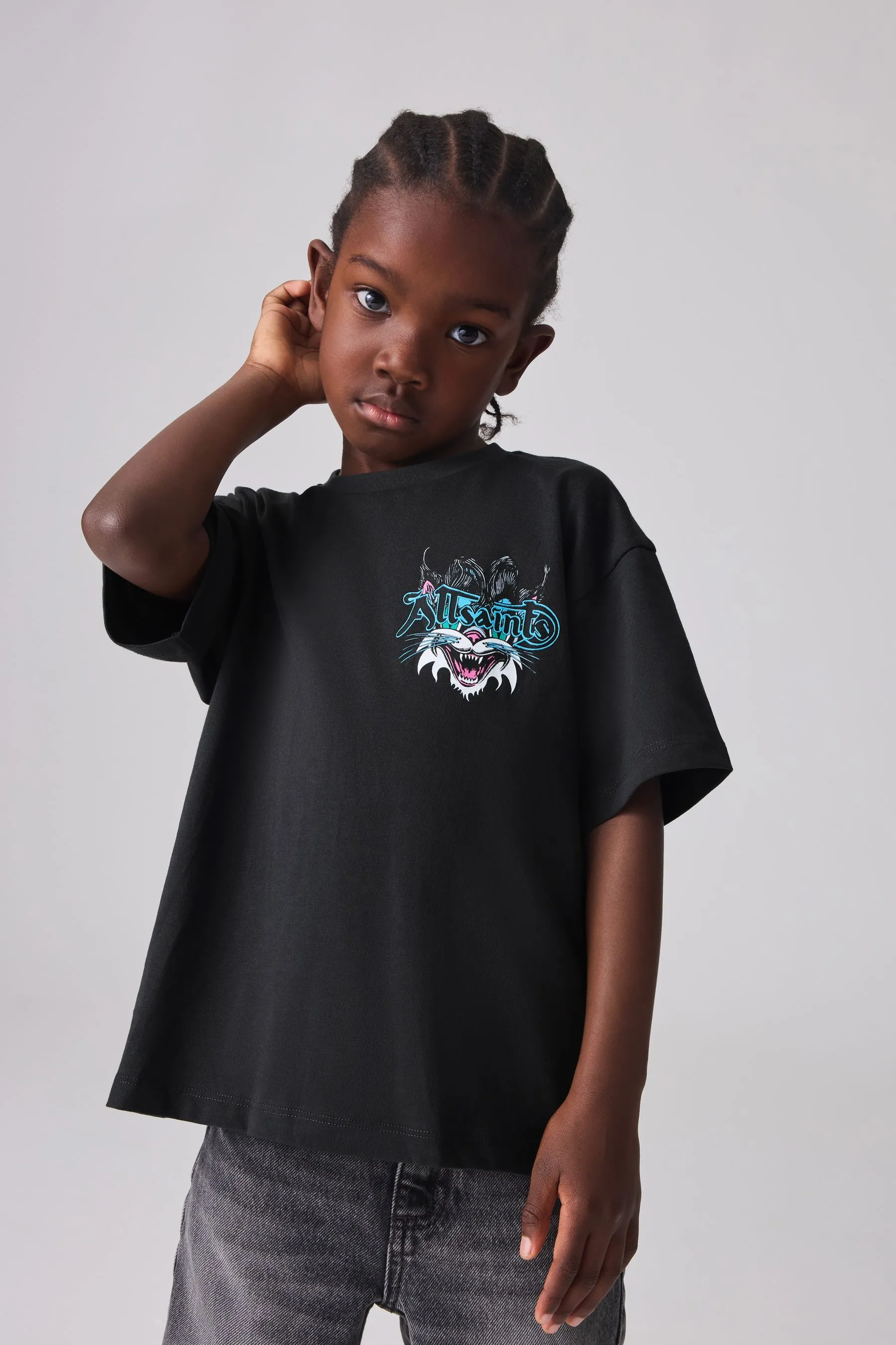 SmallSaints Maglietta Girocollo Oversize Graphic Bambino    