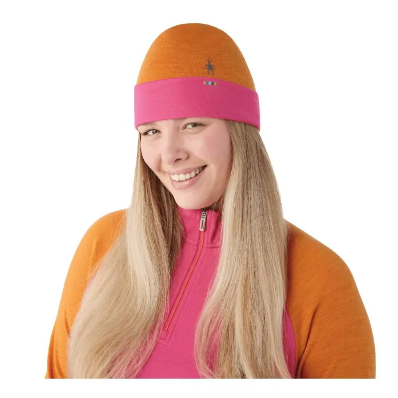 Smartwool Berretto con polsino reversibile in Merino termico (Marmalade)