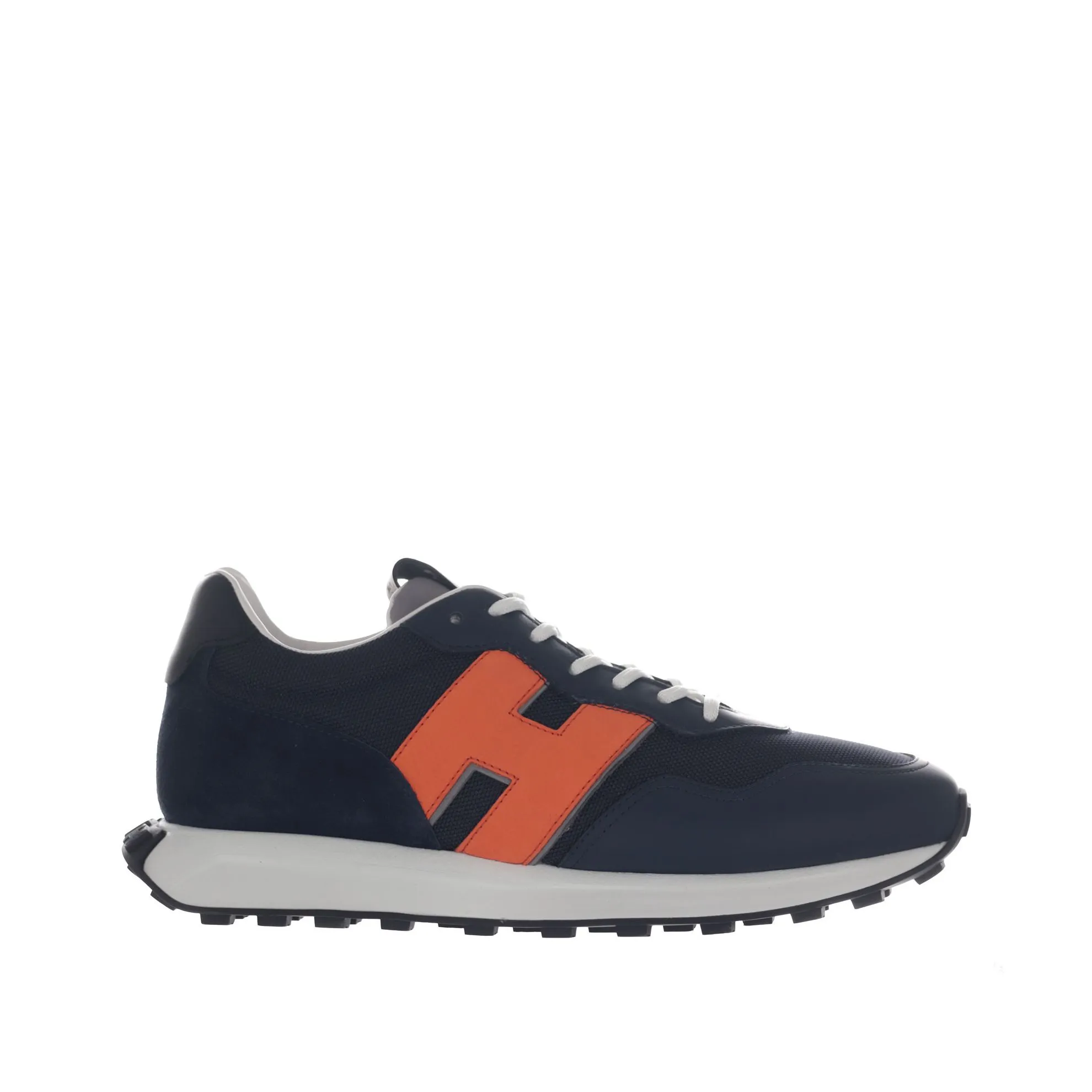 Sneaker h601 in pelle e tessuto tecnico