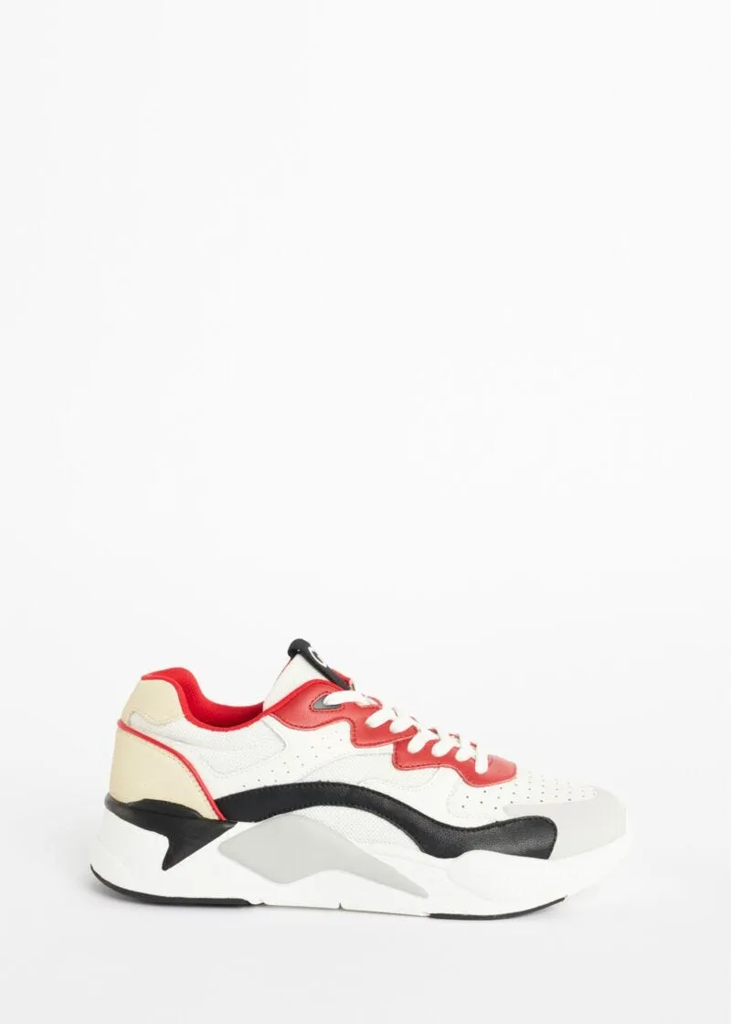 Sneaker in pelle scamosciata