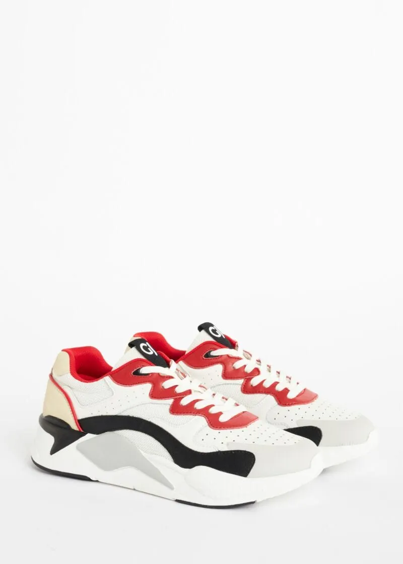 Sneaker in pelle scamosciata