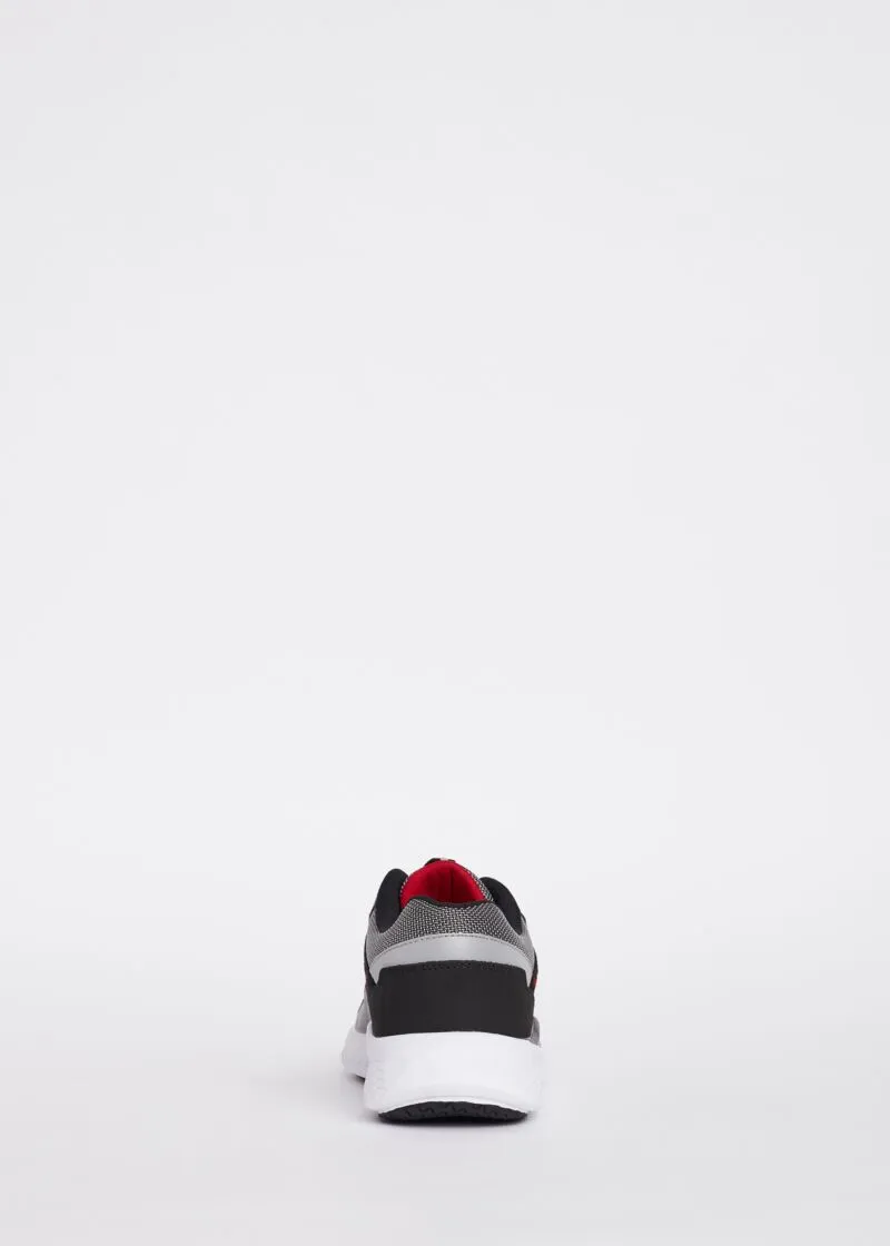 Sneaker in suede e tessuto