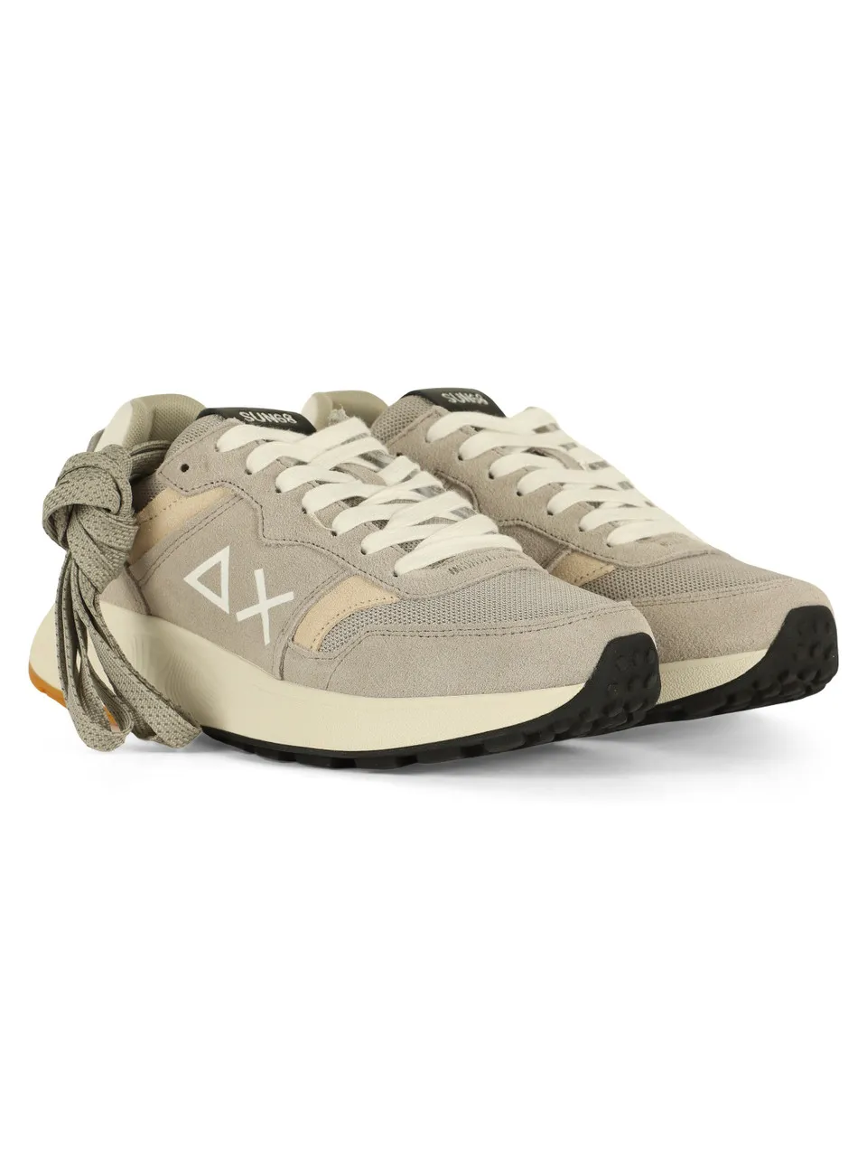 Sneakers in pelle e tessuto DADDY
