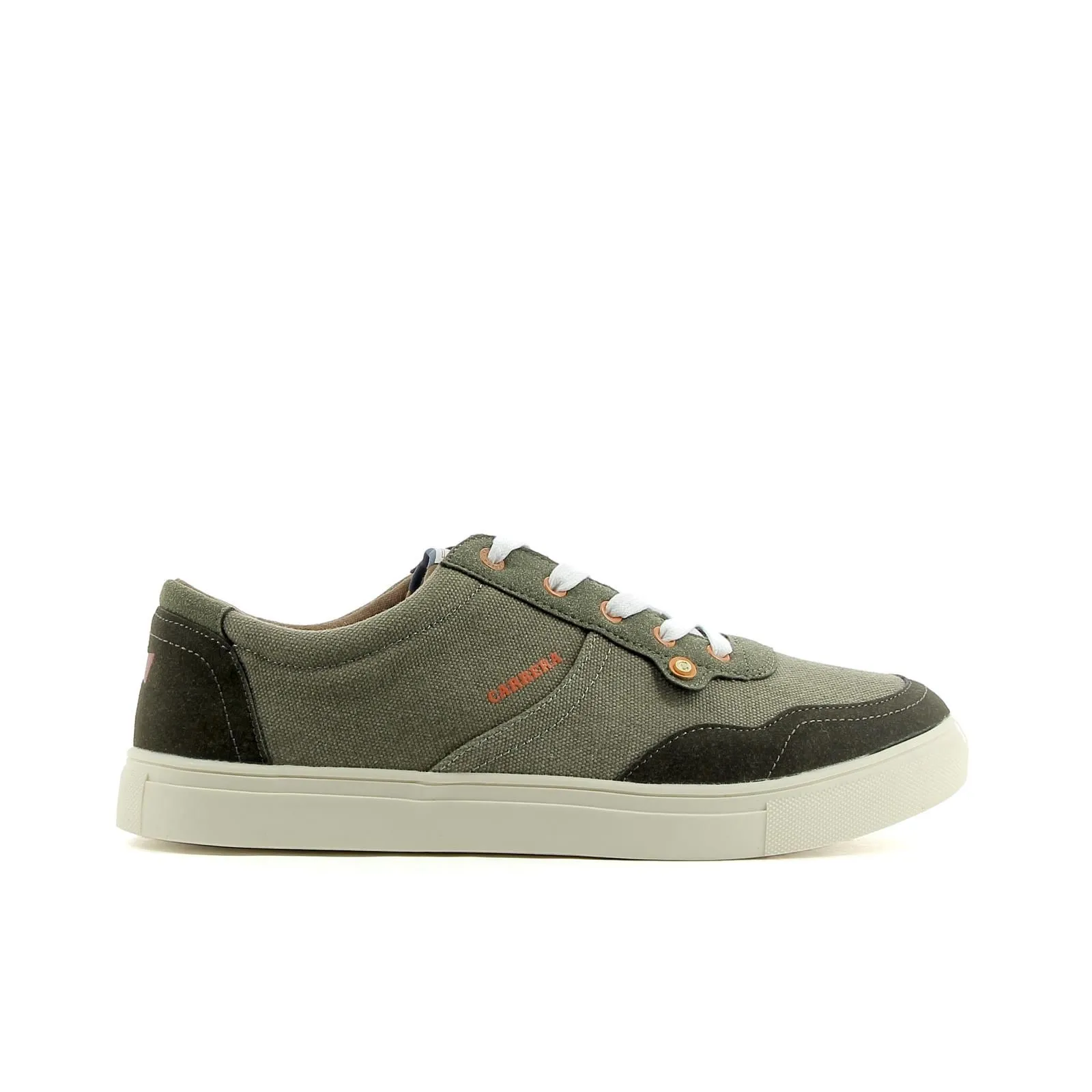 Sneakers verdi in tessuto
