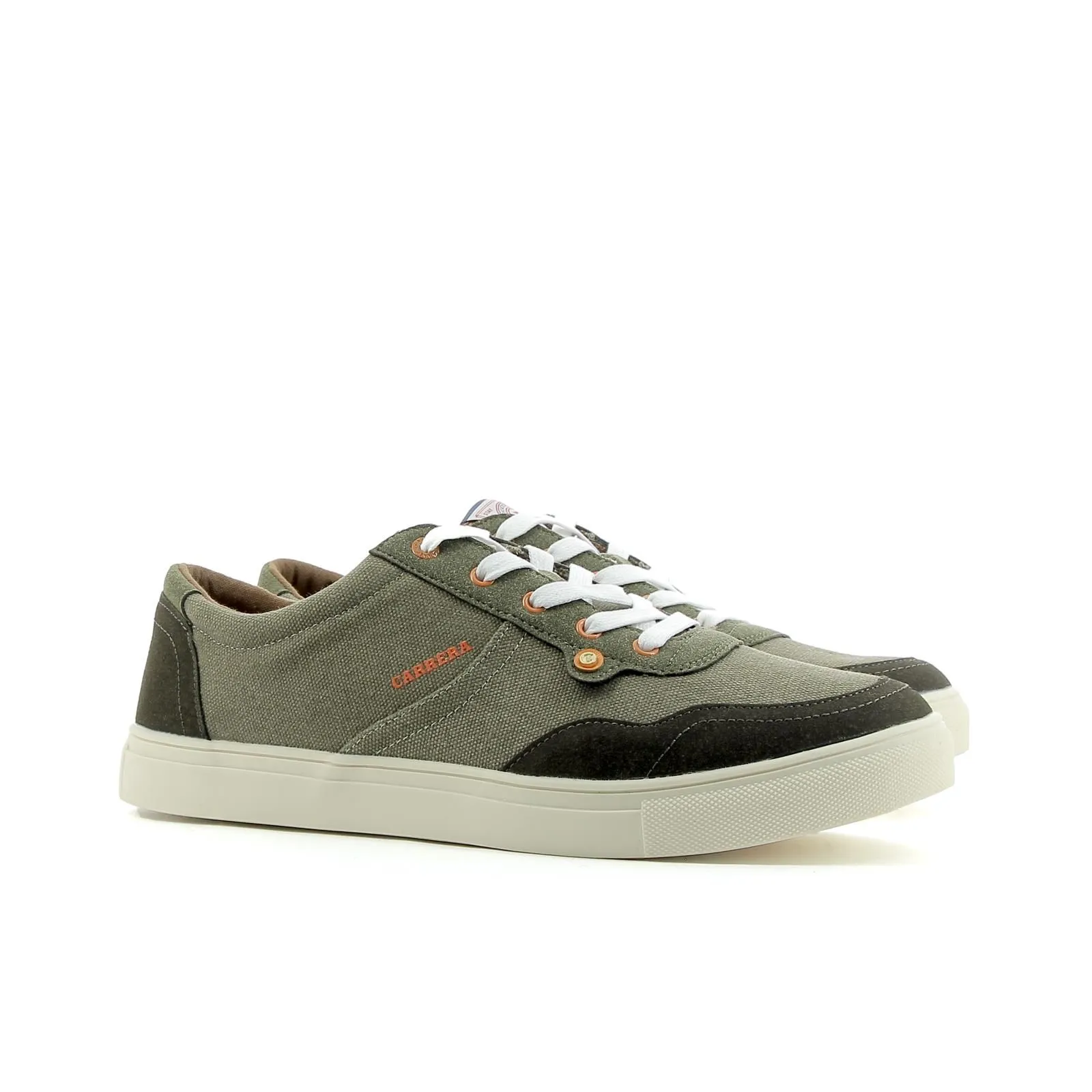 Sneakers verdi in tessuto