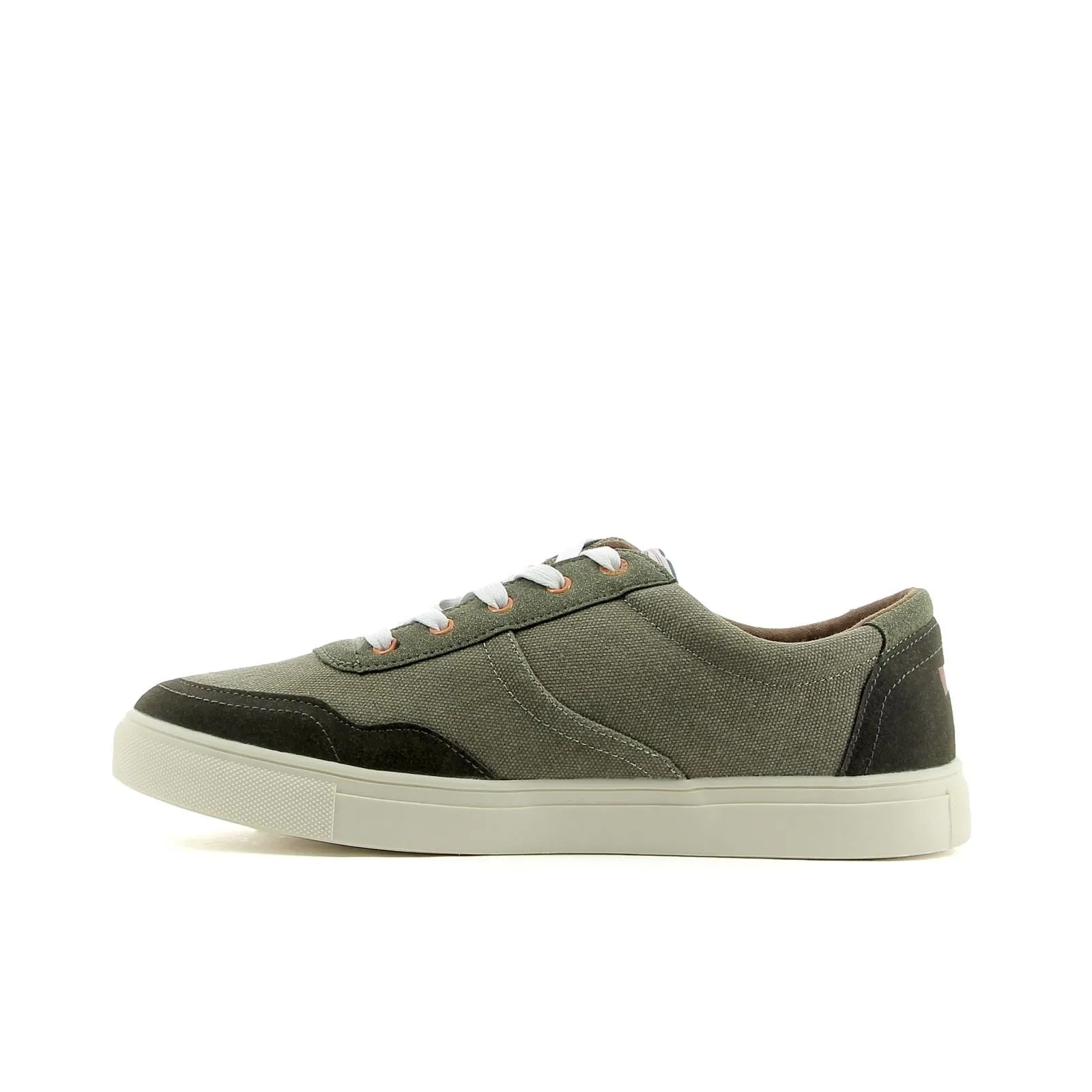 Sneakers verdi in tessuto