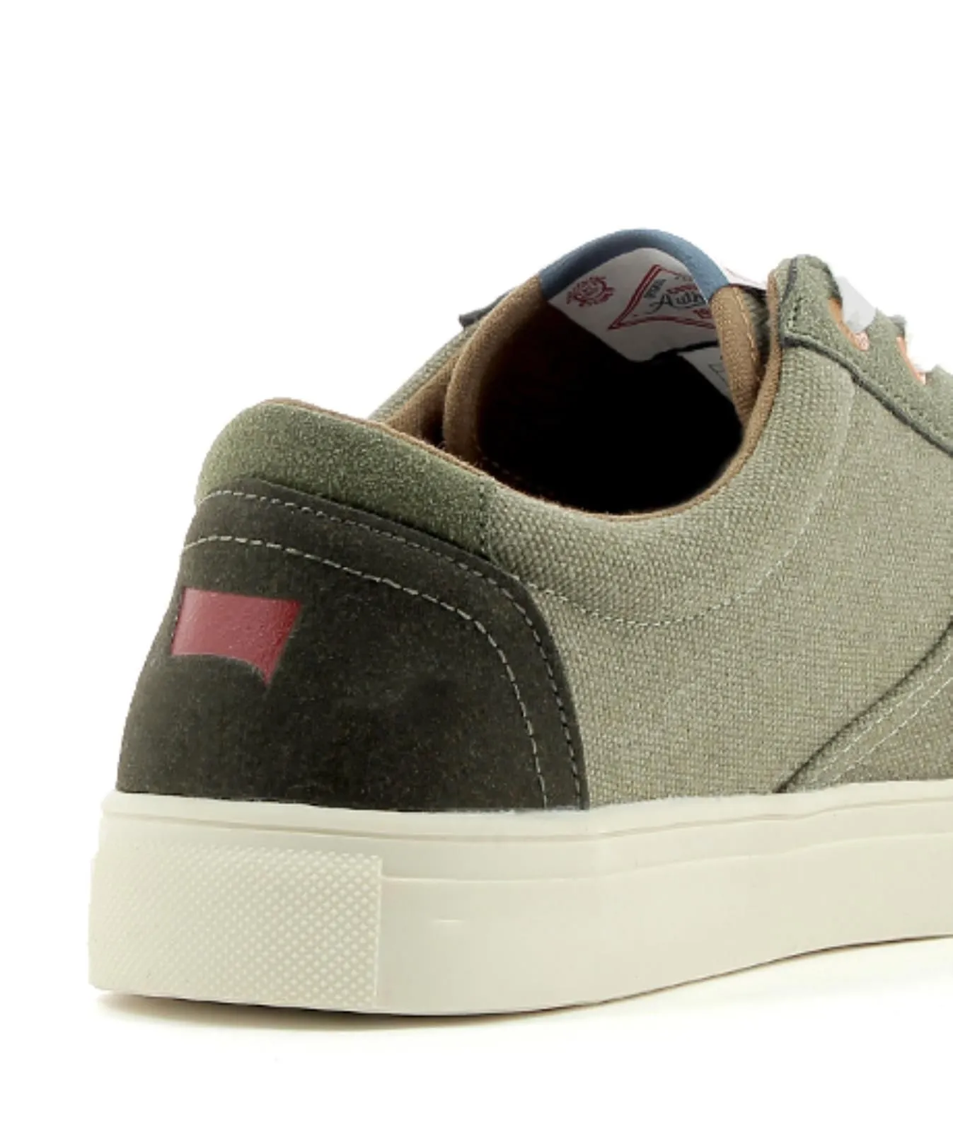 Sneakers verdi in tessuto