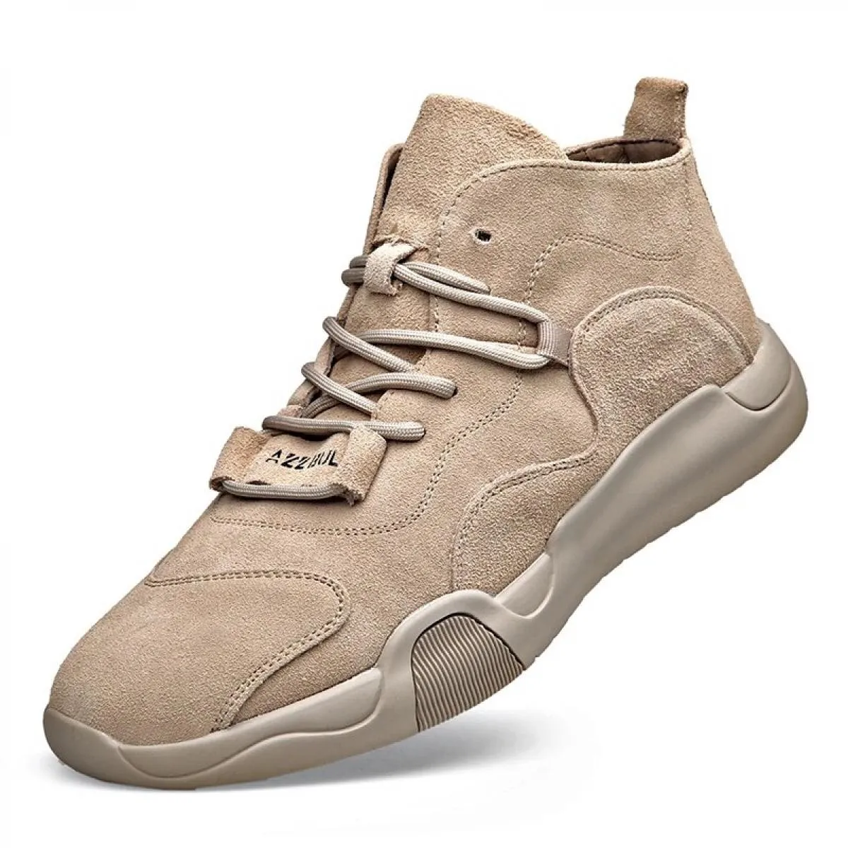 Station Fashion Brand Blast Street Scarpe alte con suola morbida per uomo Nuove scarpe da tavolo Air Force High Bang in vera pel