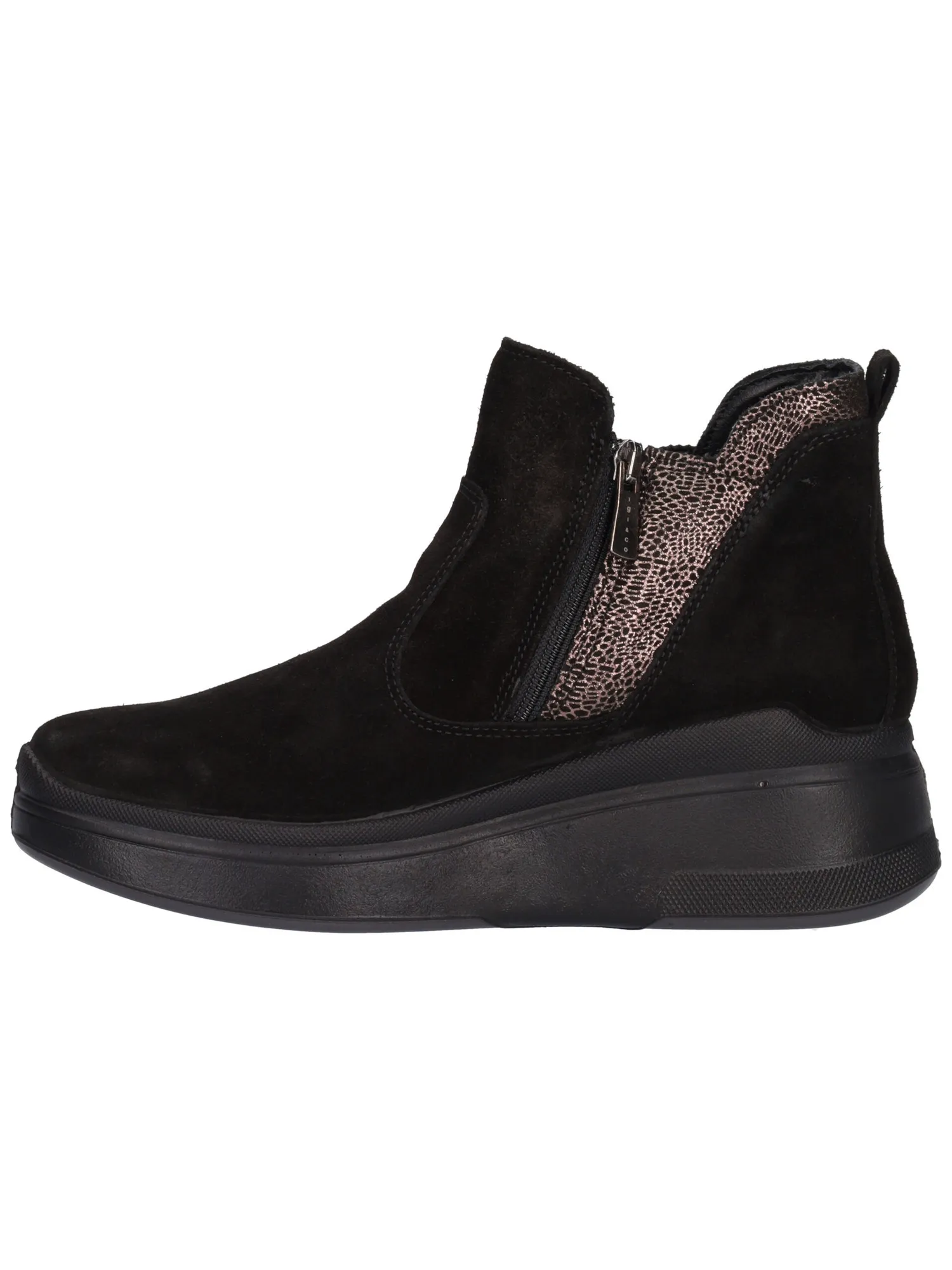 Stivaletto con zeppa Igi&Co da donna nero