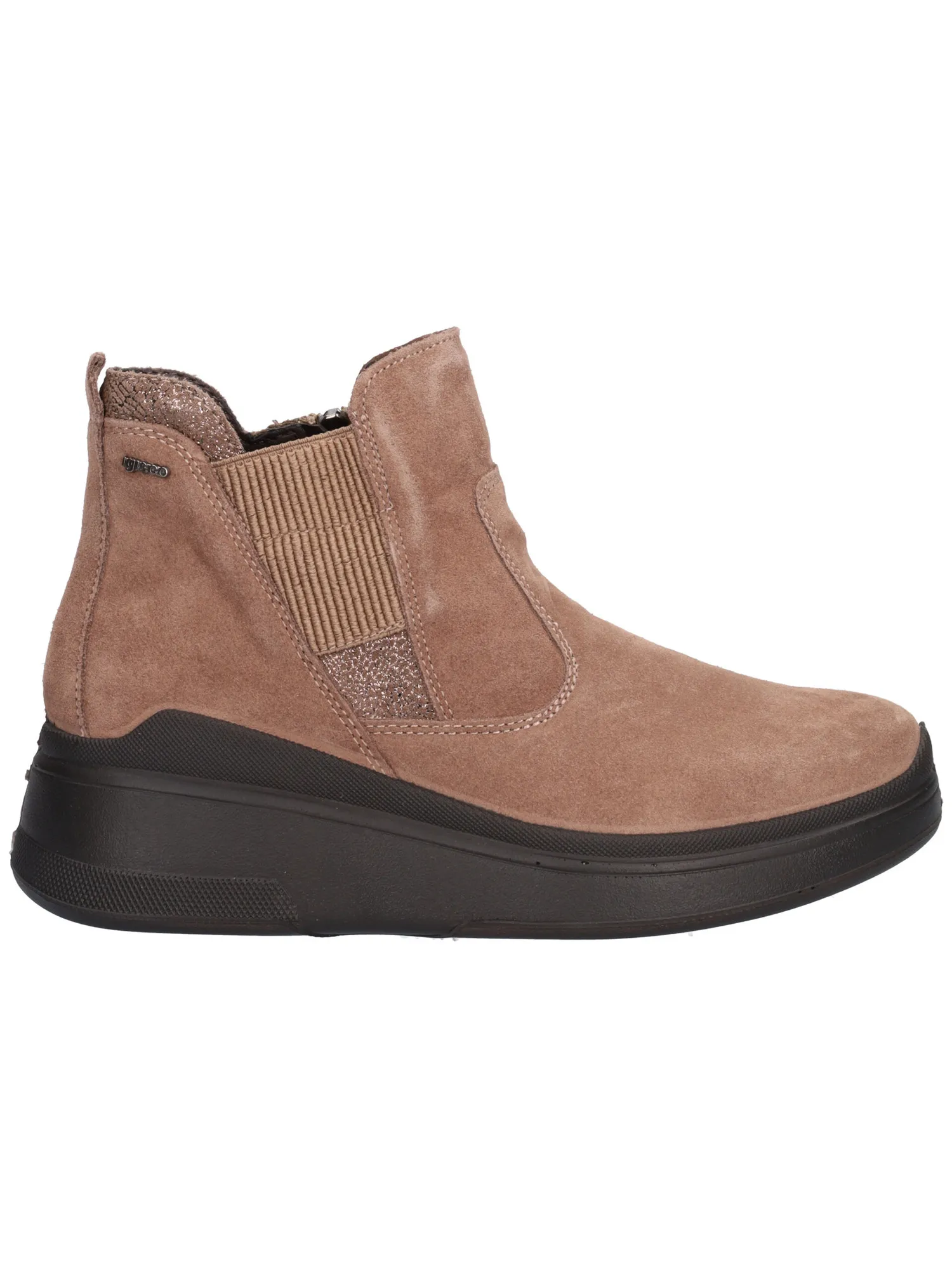 Stivaletto con zeppa Igi&Co da donna taupe