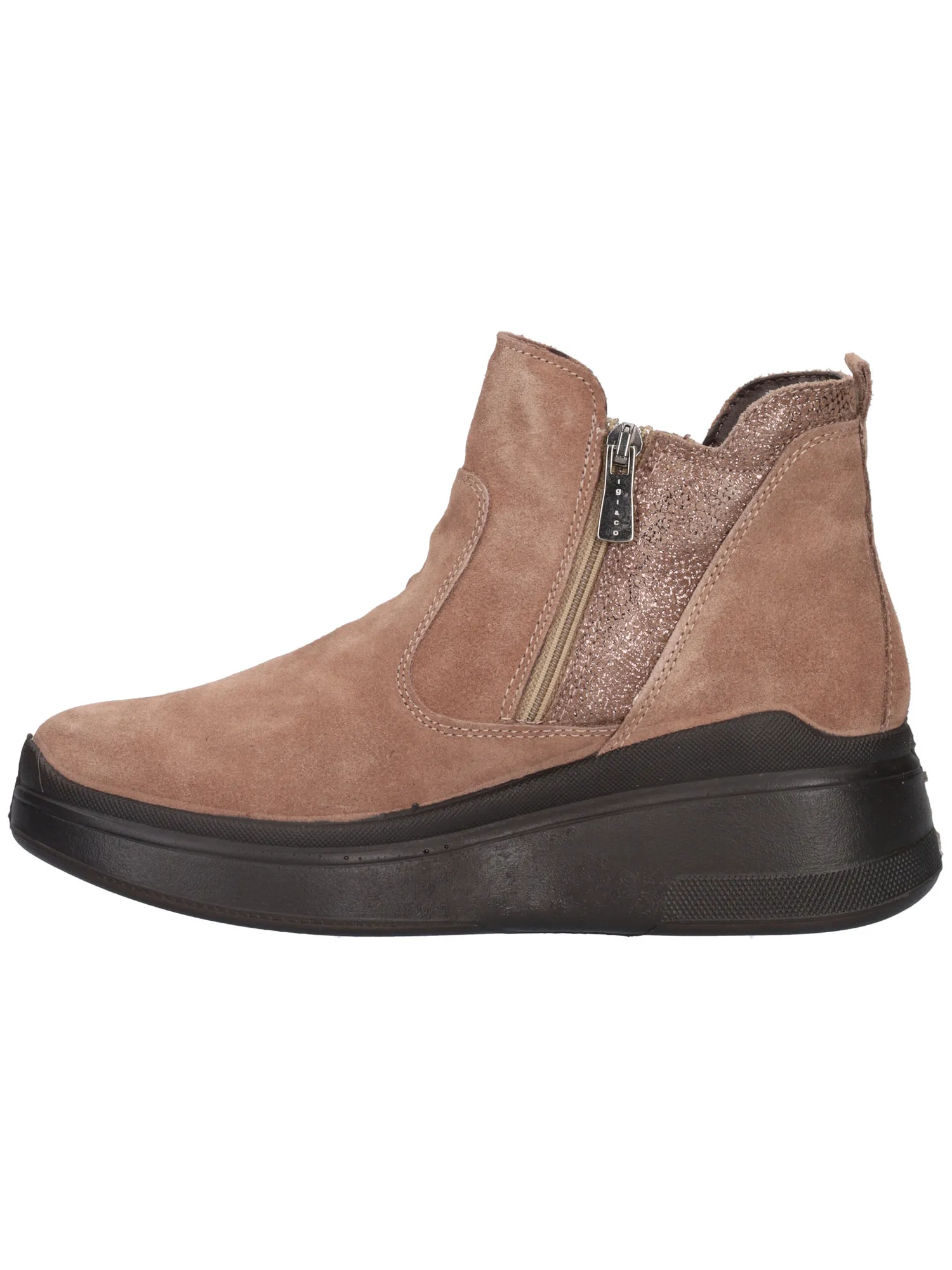 Stivaletto con zeppa Igi&Co da donna taupe