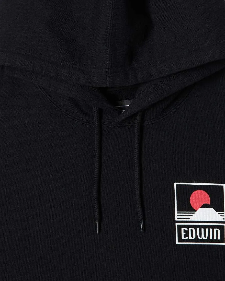 Sunset On Mt Fuji Hoodie Sweat Black