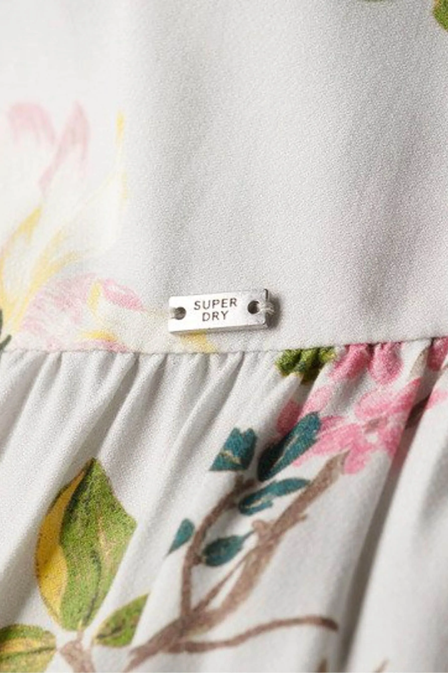 Superdry - Abito maxi a balze