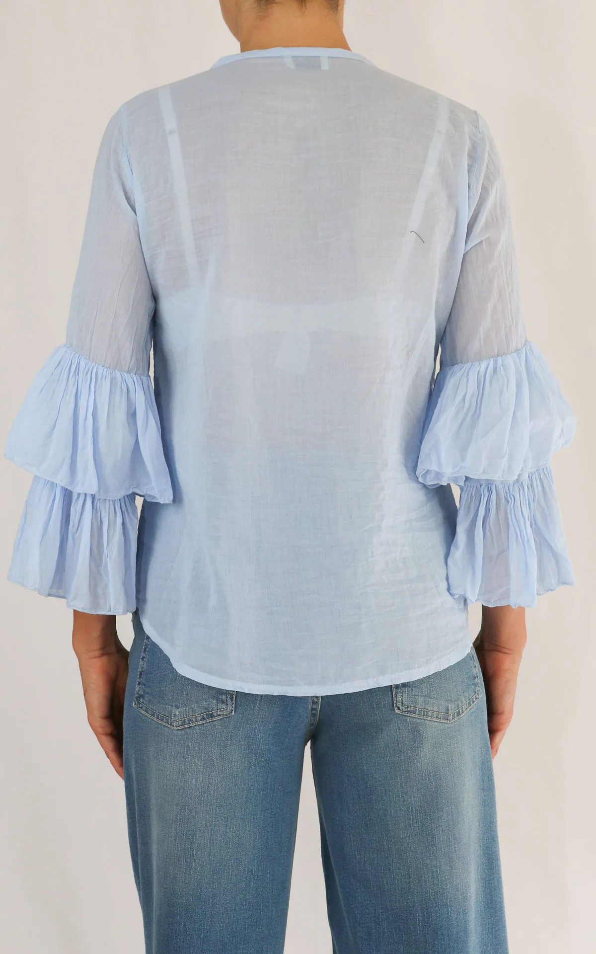 SUSYMIX – Camicia serafino – CELESTE