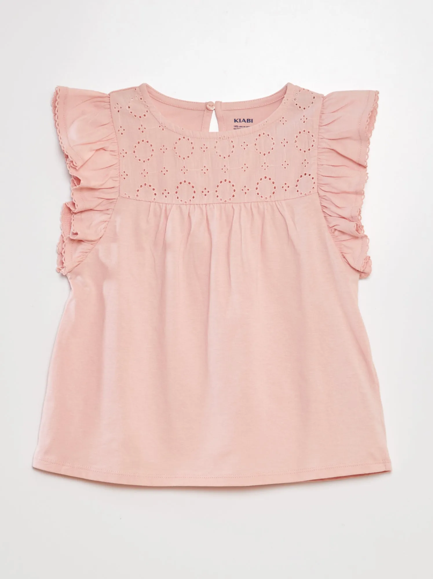 T-shirt con ricamo - ROSA