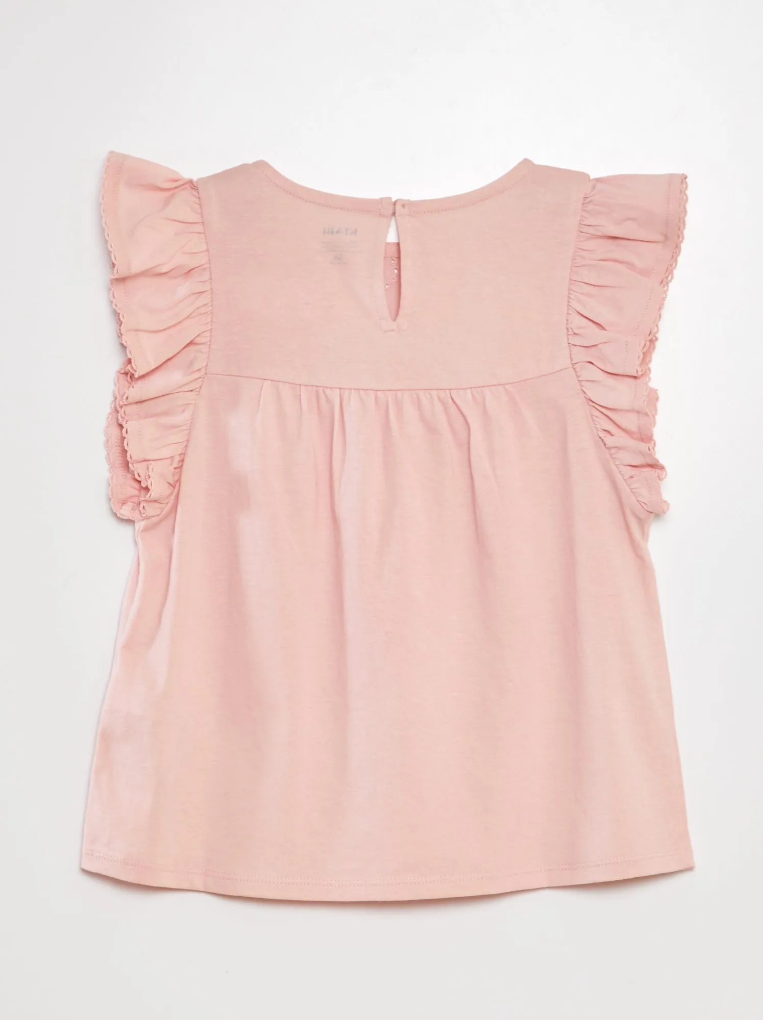 T-shirt con ricamo - ROSA