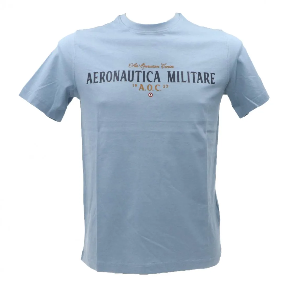 T-SHIRT M.C. 241TS2218J641 Azzurro