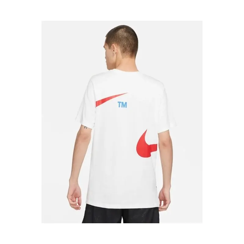 T-shirt Nike Sportswear Uomo Bianco-Rosso