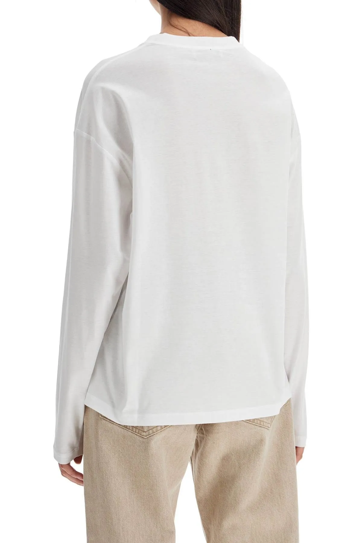 T-shirt oversize a manica lunga